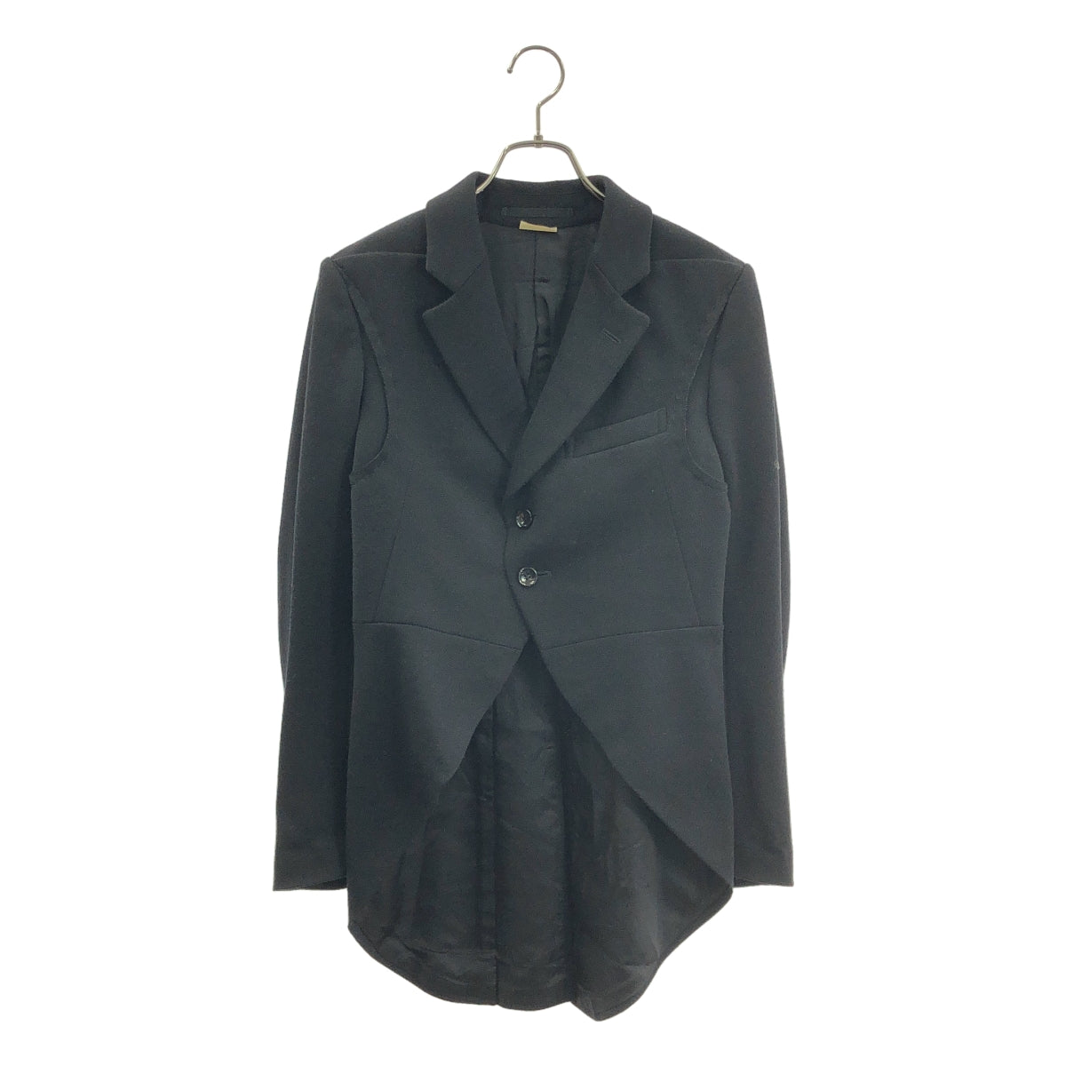【美品】コムデギャルソン ジャケット タキシード 燕尾ジャケット ブラック S COMME des GARCONS(コムデギャルソン) 14SS swallowtail jacket 燕尾