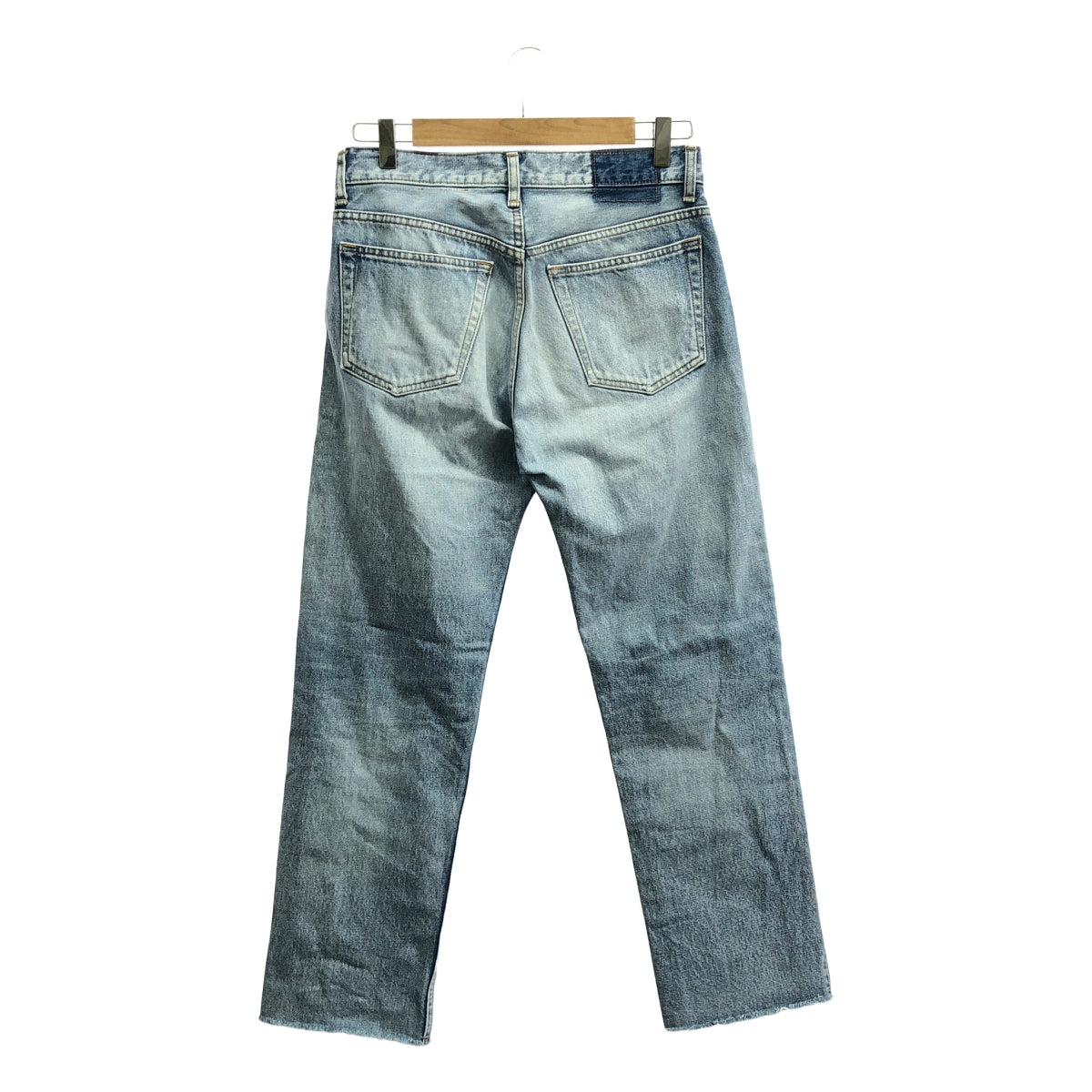 NOWOS / ノーウォス | ペンキ加工 パッチワーク デニムパンツ | M | インディゴ | レディース