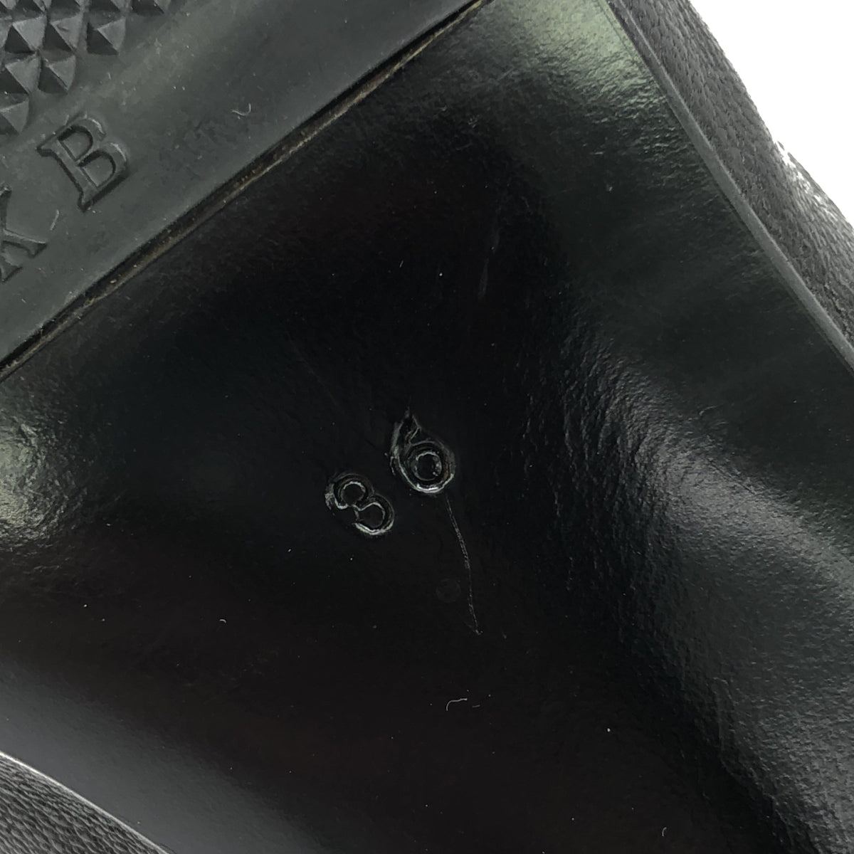 LOEWE / ロエベ | レザー オープントゥ アンクル ハイヒール サンダル | 36 | ブラック | レディース