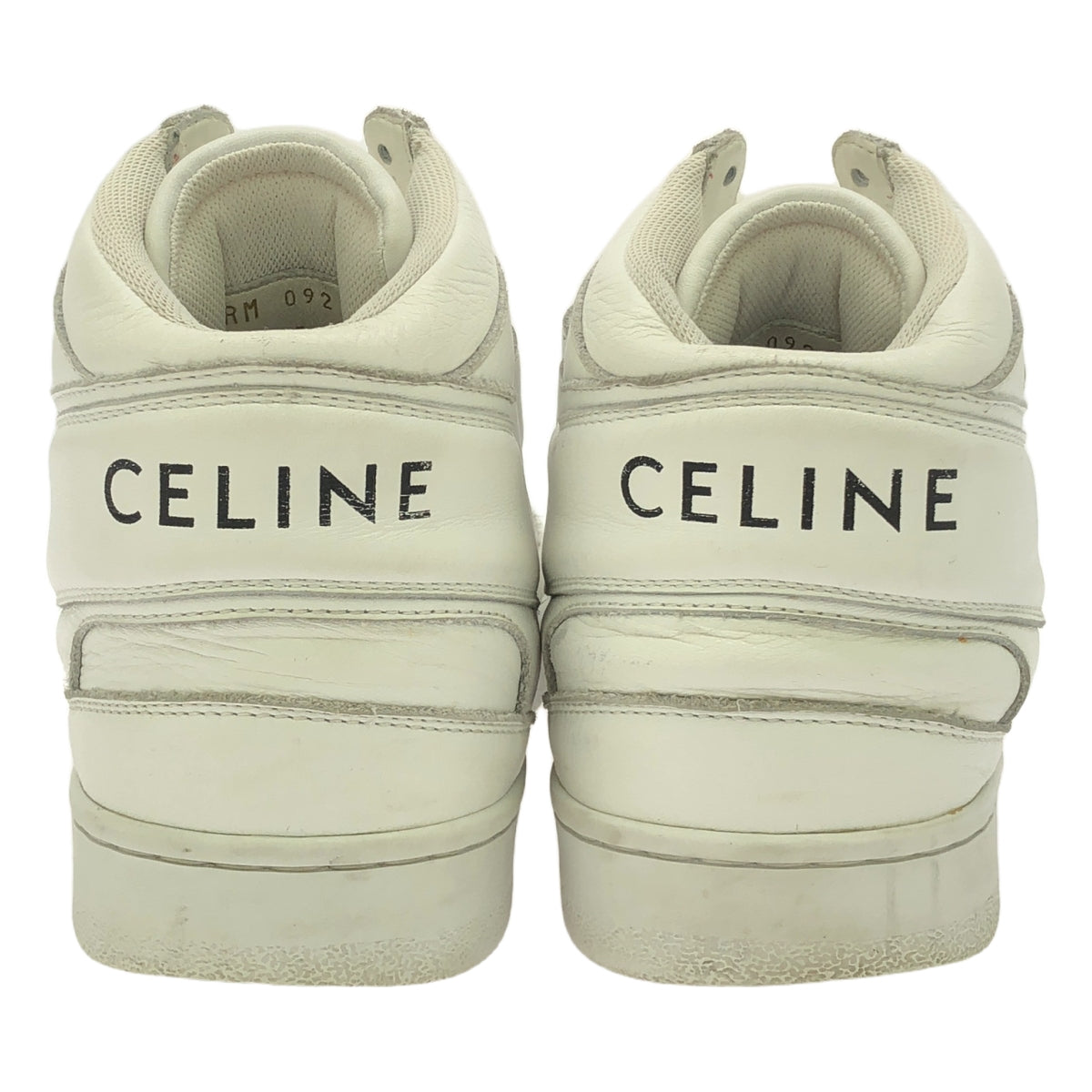 CELINE / セリーヌ | Z TRAINER CT-03 レザー ハイカットスニーカー | 35 | ホワイト | レディース