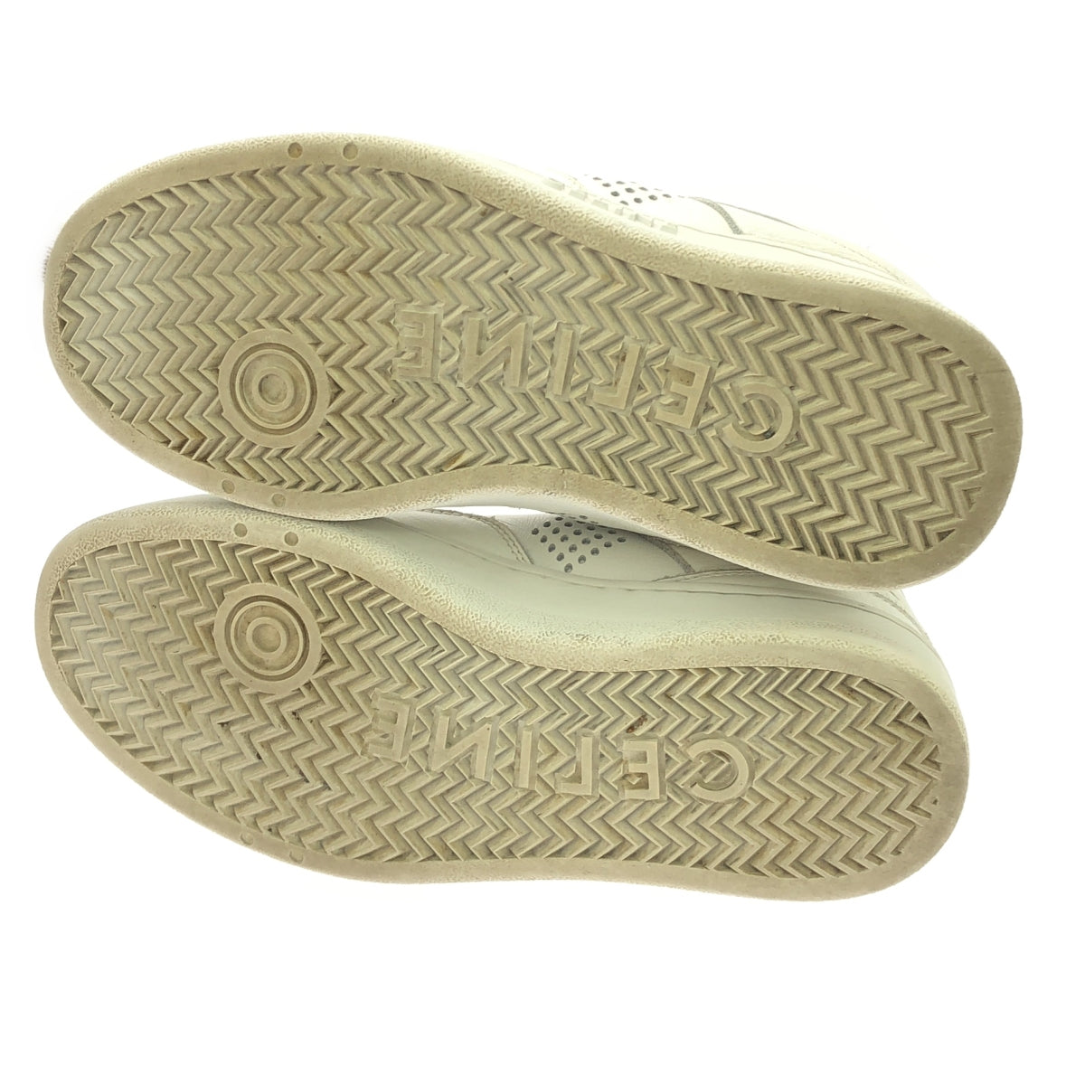 CELINE / セリーヌ | Z TRAINER CT-03 レザー ハイカットスニーカー | 35 | ホワイト | レディース