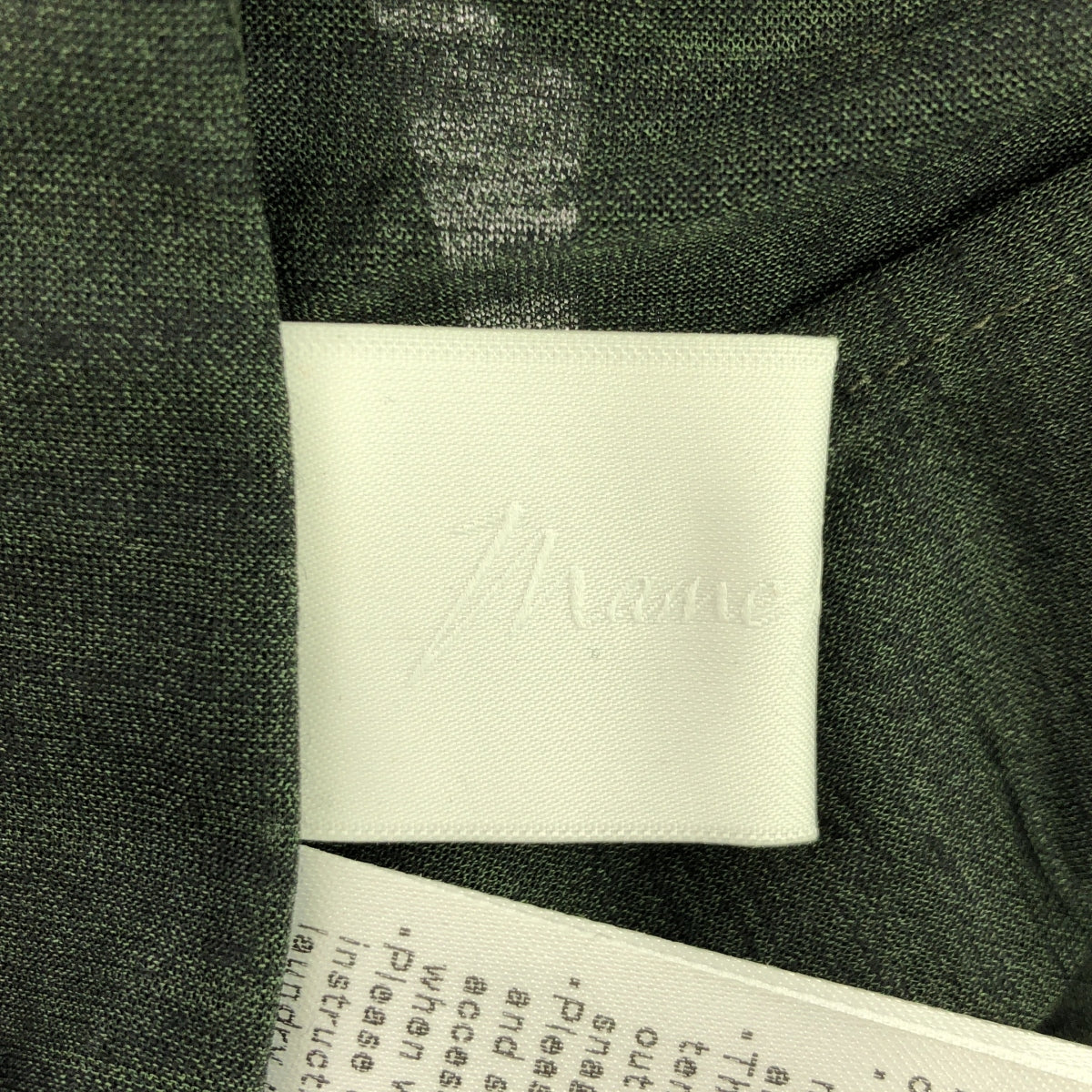 Mame Kurogouchi / マメクロゴウチ | 2024AW | Hybrid Yarn Wool Jersey Front Slit Top / フロントスリット カットソー | 1 | レディース