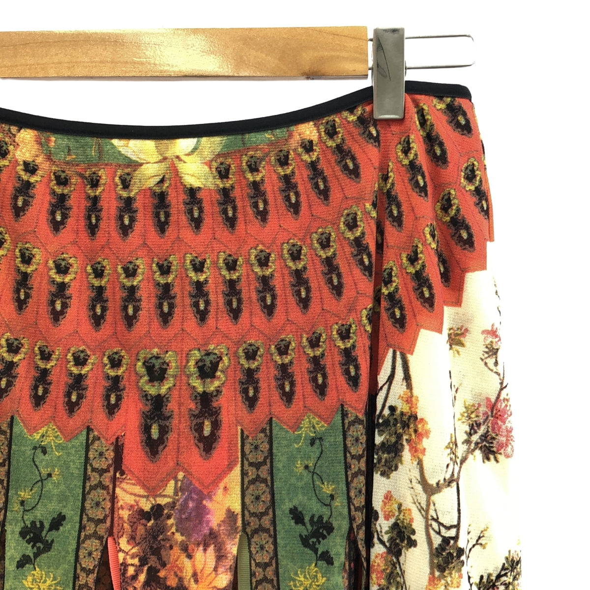 VIVIENNE TAM | Power net pleated all-over print skirt | 3 | Women's