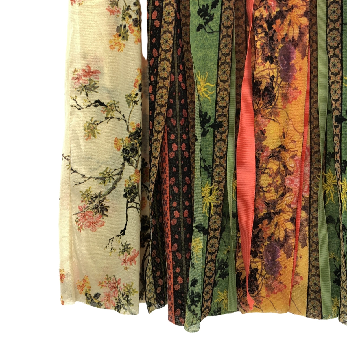 VIVIENNE TAM | Power net pleated all-over print skirt | 3 | Women's
