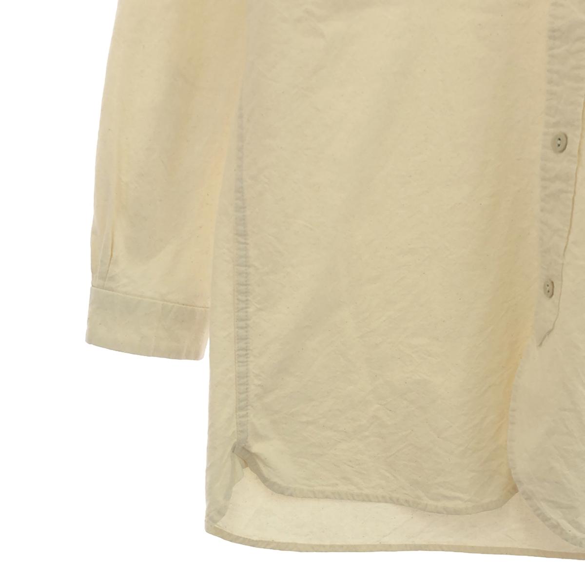 FRANK LEDER / フランクリーダー | BEDLINEN-OLD-SHIRTS シャツ | XS | アイボリー | メンズ