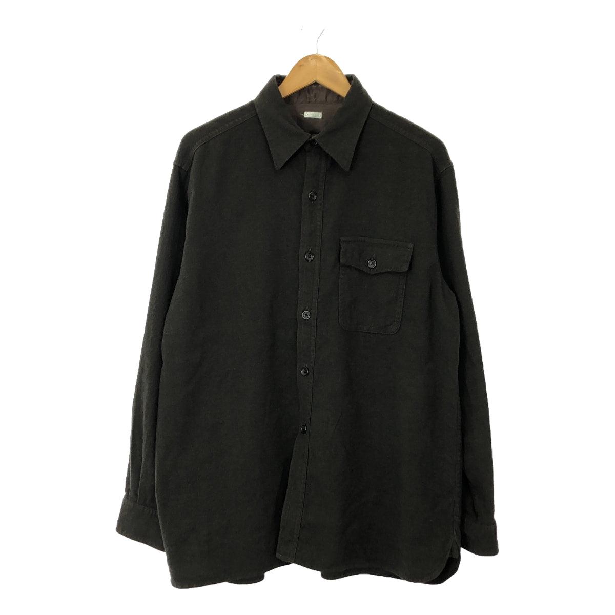 A.PRESSE / アプレッセ | 2022AW | CPO Shirt リネン ウール カシミヤ ミリタリーシャツ | 2 | カーキ | メンズ