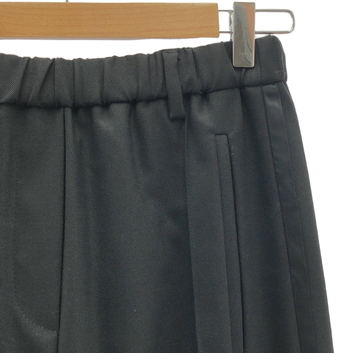 TELA / テラ | 2023AW | センタープレス サイドライン スラックス パンツ | 38 | レディース