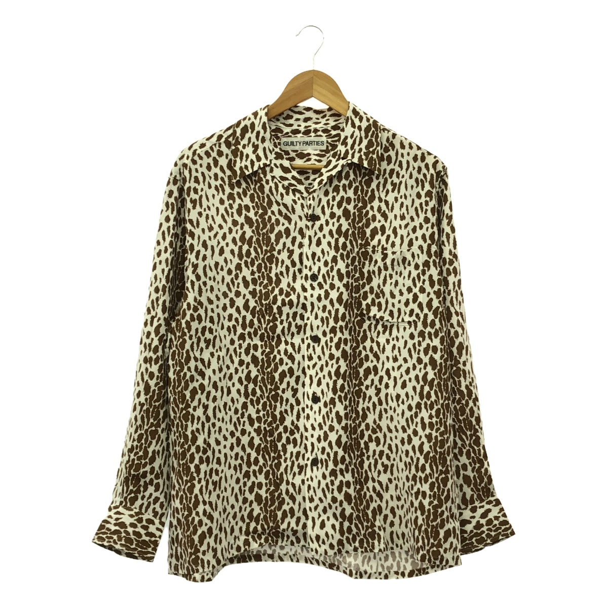【新品】 WACKO MARIA / ワコマリア | 2024SS | HAWAIIAN SHIRT L/S(BROWN) ハワイアンシャツ | M | ブラウン | メンズ