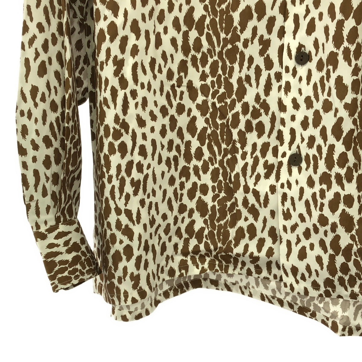 【新品】 WACKO MARIA / ワコマリア | 2024SS | HAWAIIAN SHIRT L/S(BROWN) ハワイアンシャツ | M | ブラウン | メンズ
