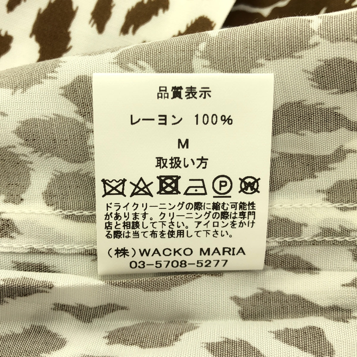 【新品】 WACKO MARIA / ワコマリア | 2024SS | HAWAIIAN SHIRT L/S(BROWN) ハワイアンシャツ | M | ブラウン | メンズ