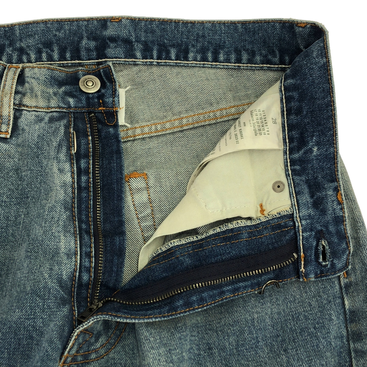 Maison Margiela | 2023 秋冬 | 5口袋牛仔褲 |復古水洗牛仔褲 | 28 |靛藍 |男士