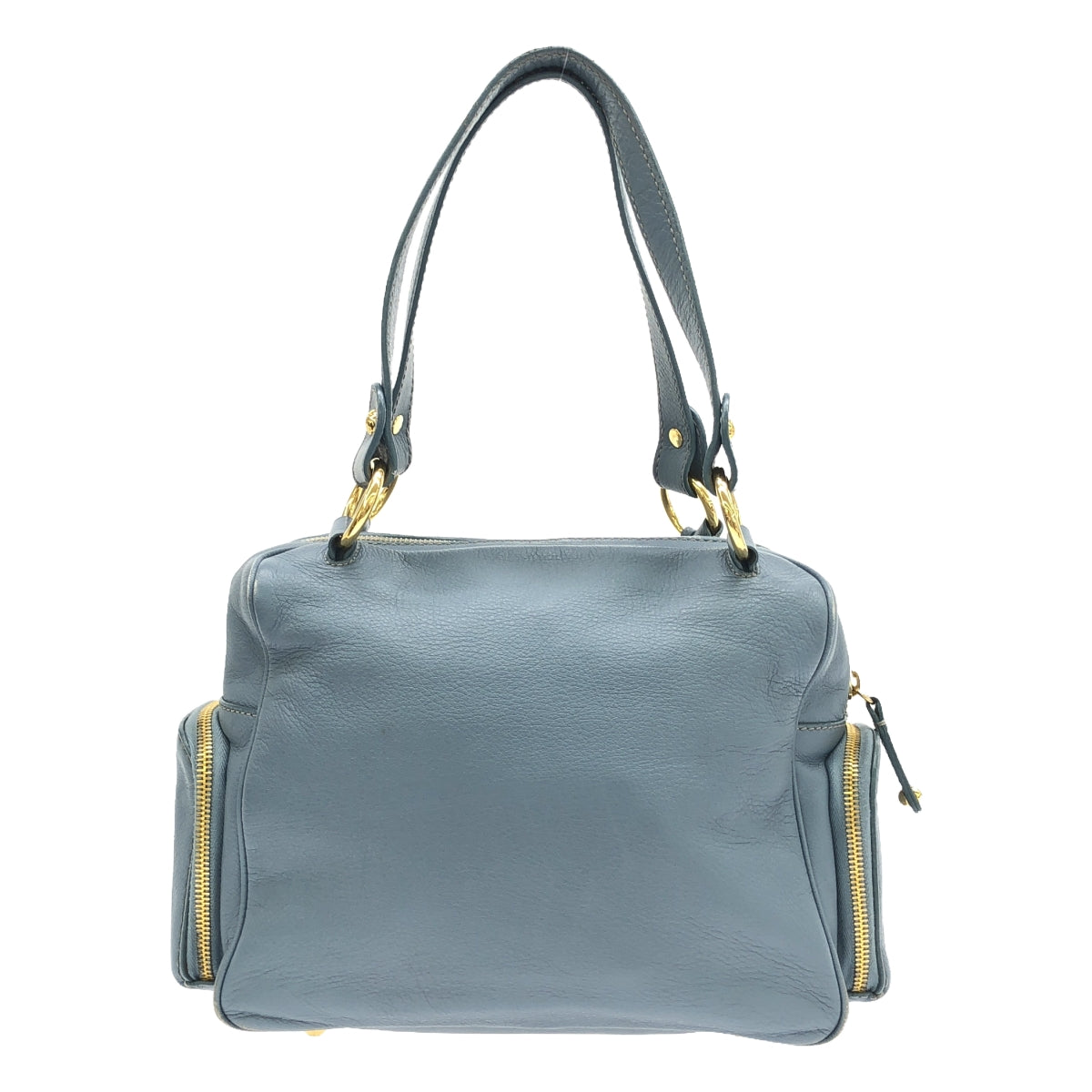 TOD'S / トッズ | マルチポケット ハンドバッグ | ライトブルー | レディース