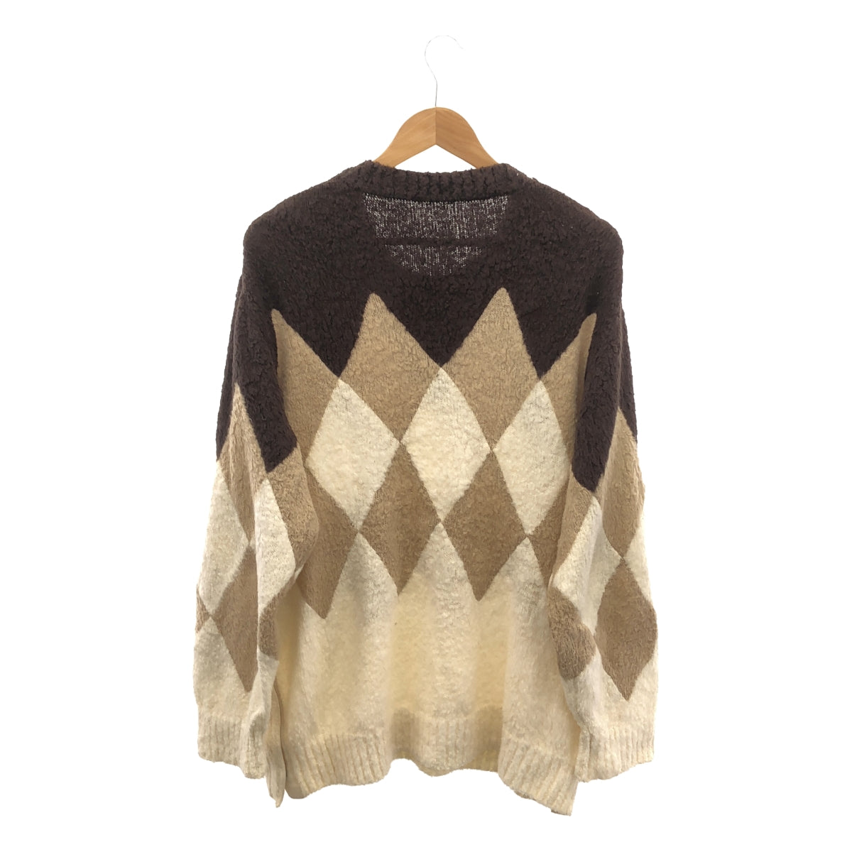 sacai / 사카이 | 2023SS | Jacquard Argyle Knit / 자카드 아가일 니트 | 3 | 여성
