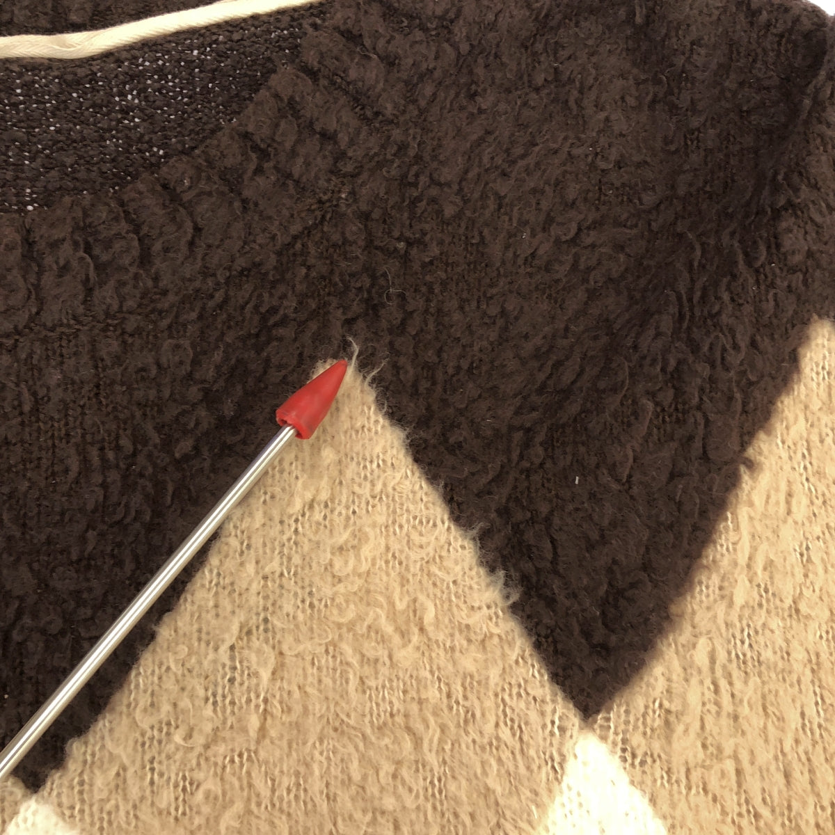 sacai / 사카이 | 2023SS | Jacquard Argyle Knit / 자카드 아가일 니트 | 3 | 여성