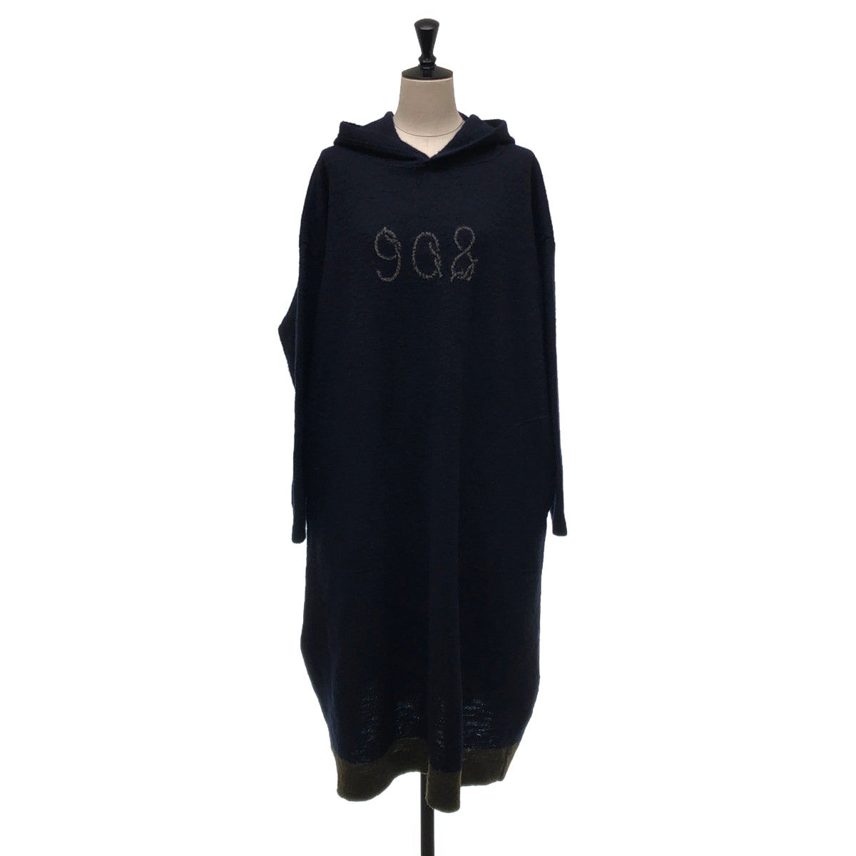 45r / フォーティファイブアール | アルル縮絨のフードドレス ニット