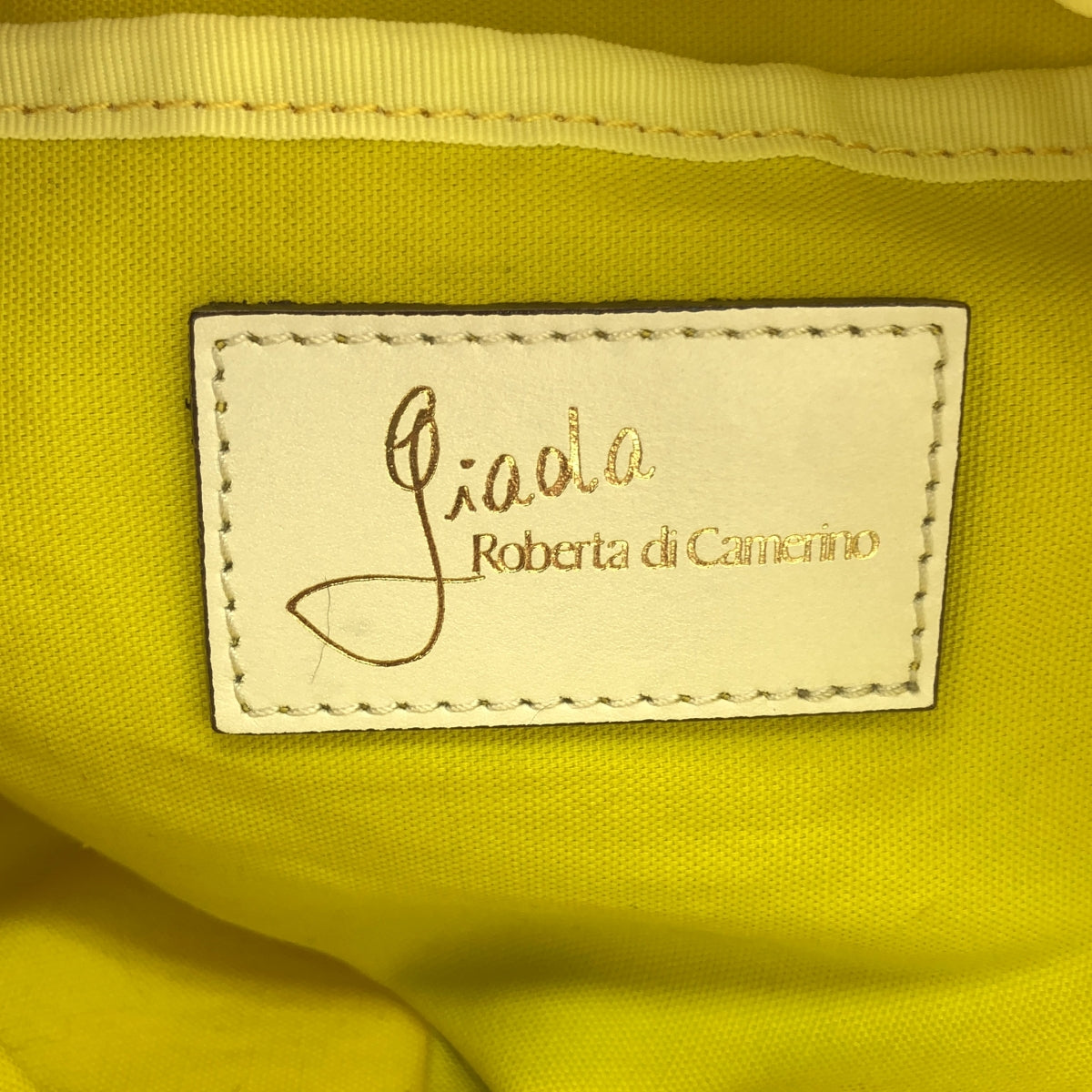 Roberta di Camerino / ロベルタ ディ カメリーノ | クリア インナーポーチ付 トートバッグ | ブラウン/イエロー | レディース