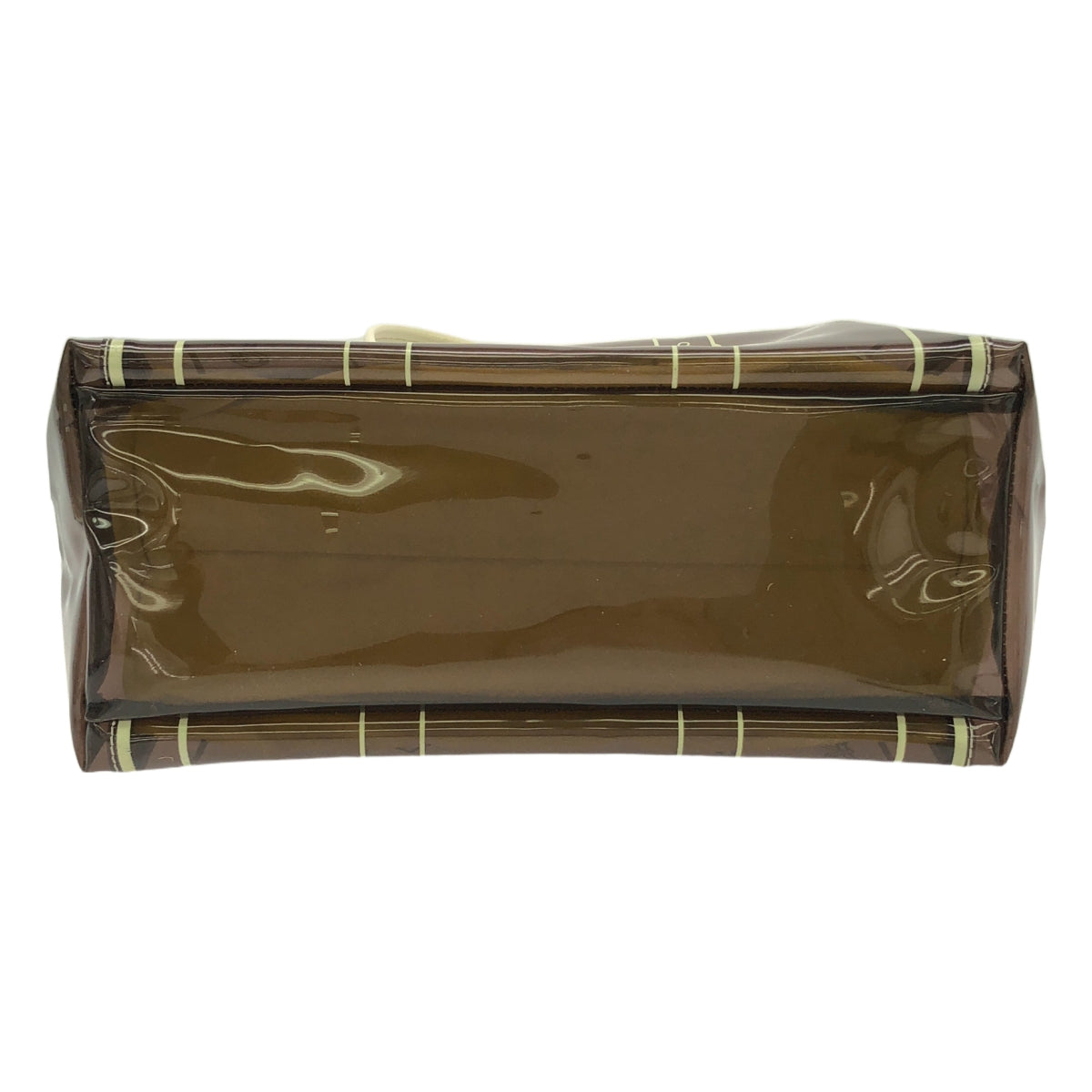 Roberta di Camerino / ロベルタ ディ カメリーノ | クリア インナーポーチ付 トートバッグ | ブラウン/イエロー | レディース