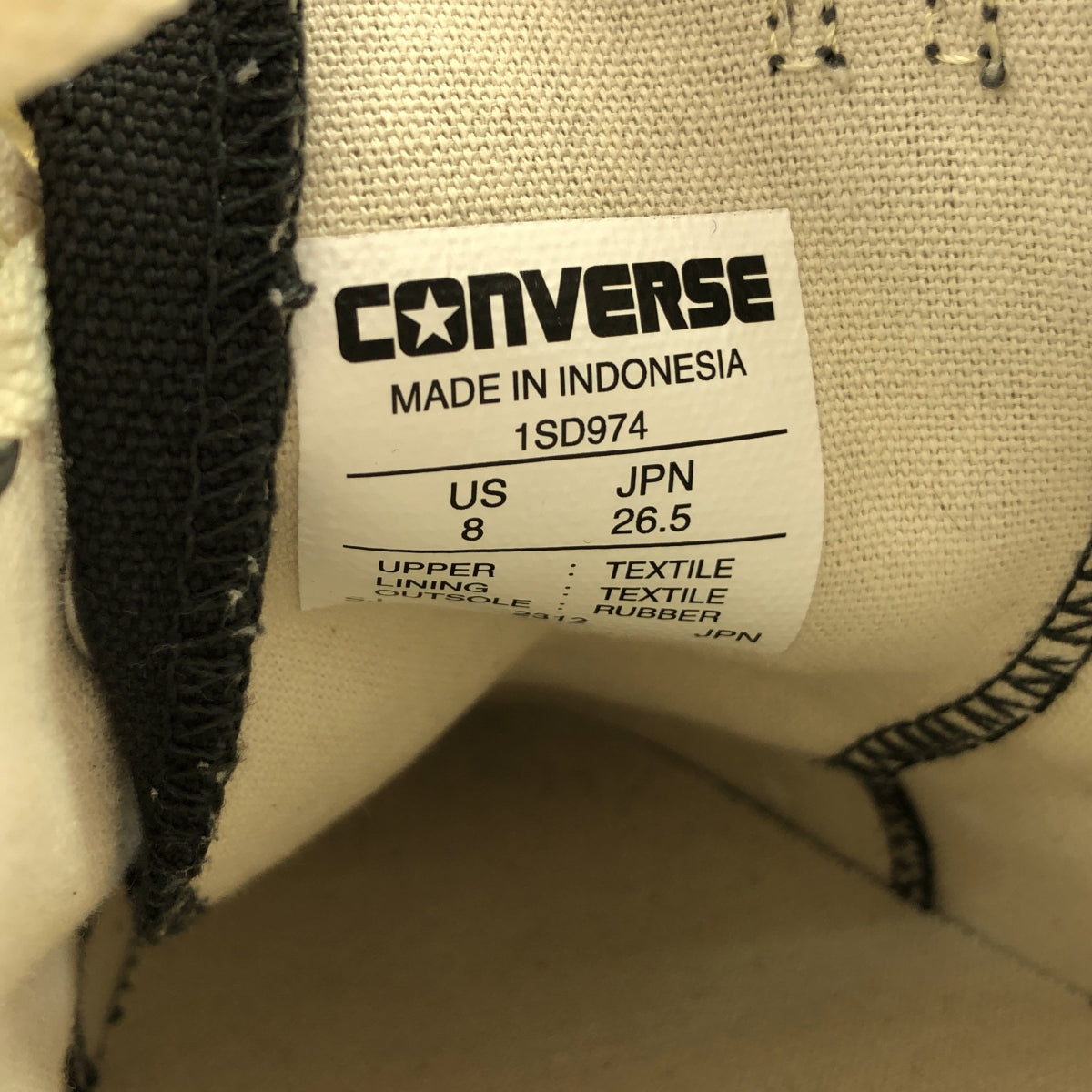 CONVERSE | TREKWAVE BS OX platform canvas sneakers | 26.5 | Men's