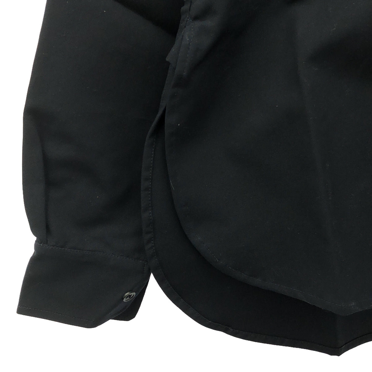 【美品】 Plan C / プランシー | SHIRT L/S COMPACT COTTON FAILLE コットン シャツ | 36 | BLUE BLACK | レディース