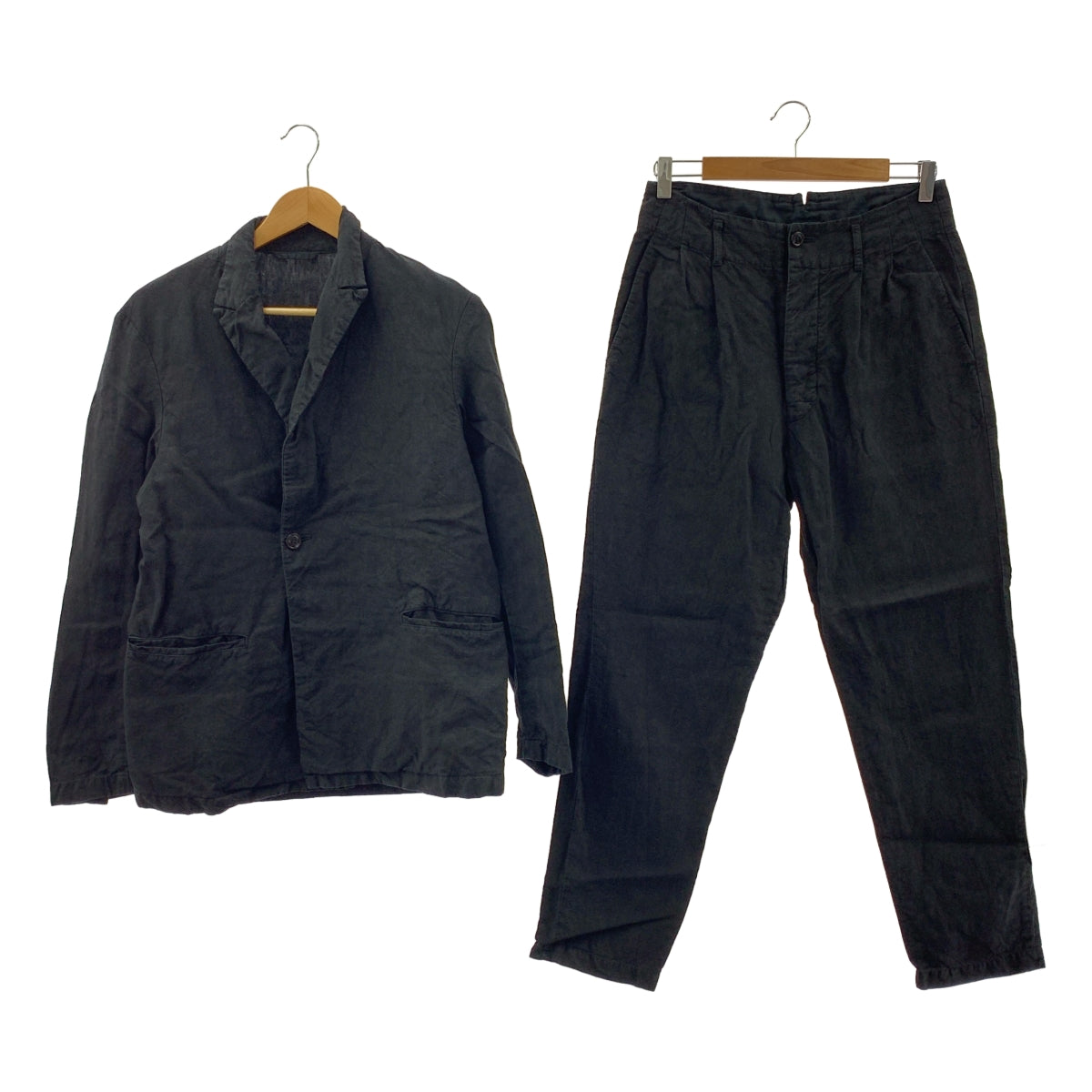 CONFECT / コンフェクト | セットアップ リネン 製品染め シングル