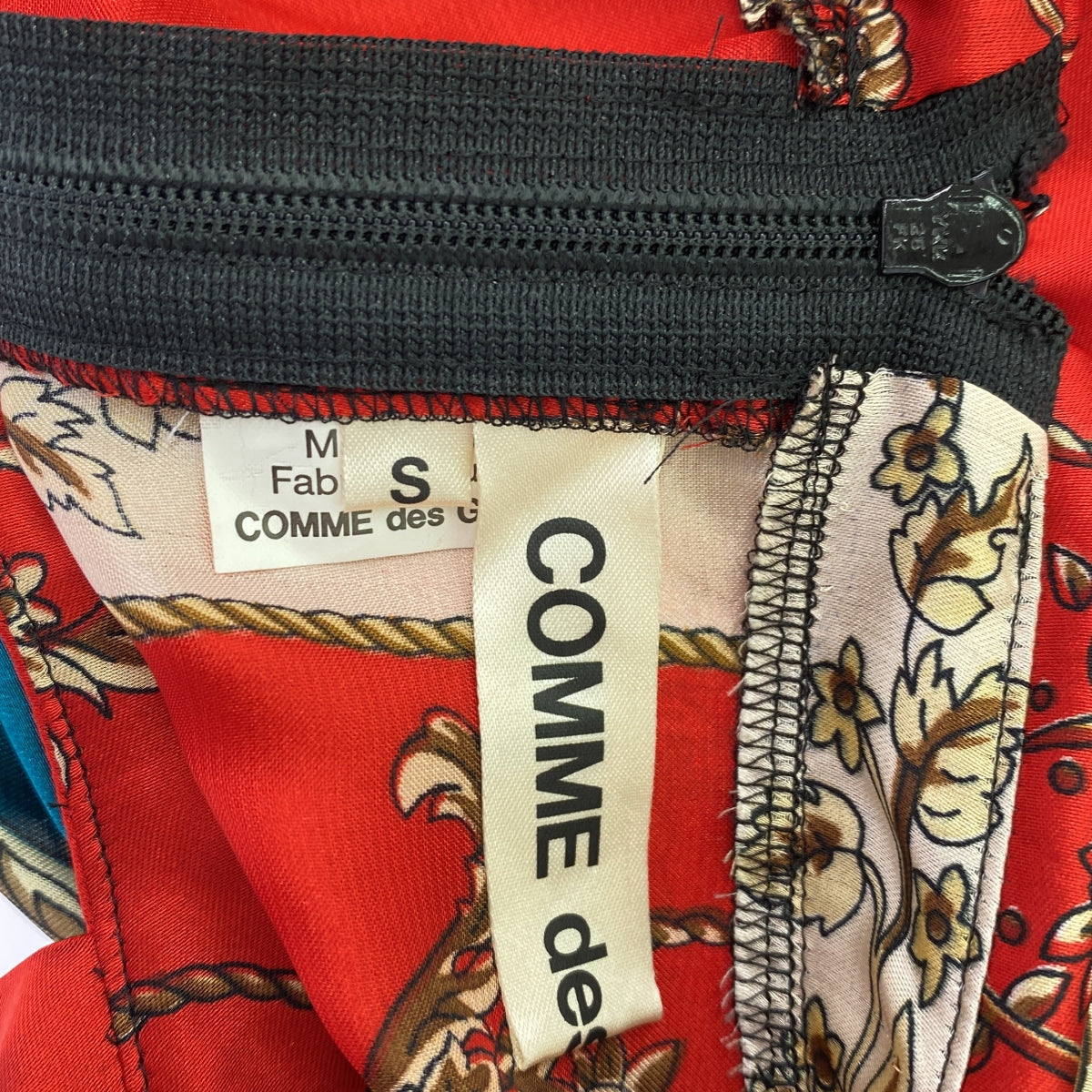 COMME des GARCONS | 2019SS | Silk all-over print round collar dress | S | Women's