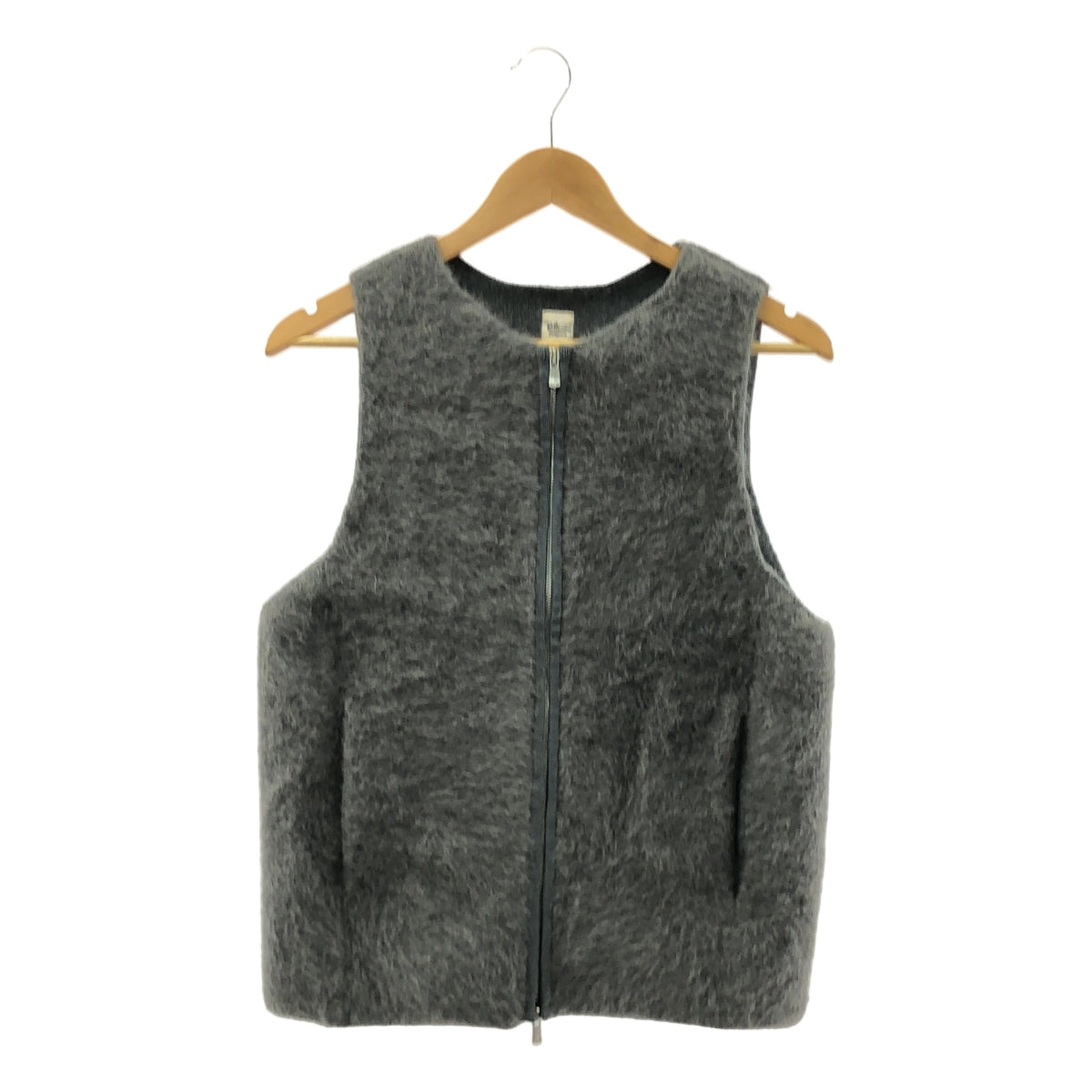 Ron Herman | 2023 秋冬 | 狐狸毛背心 / 羊絨混紡雙拉鍊背心 | XS | 女款