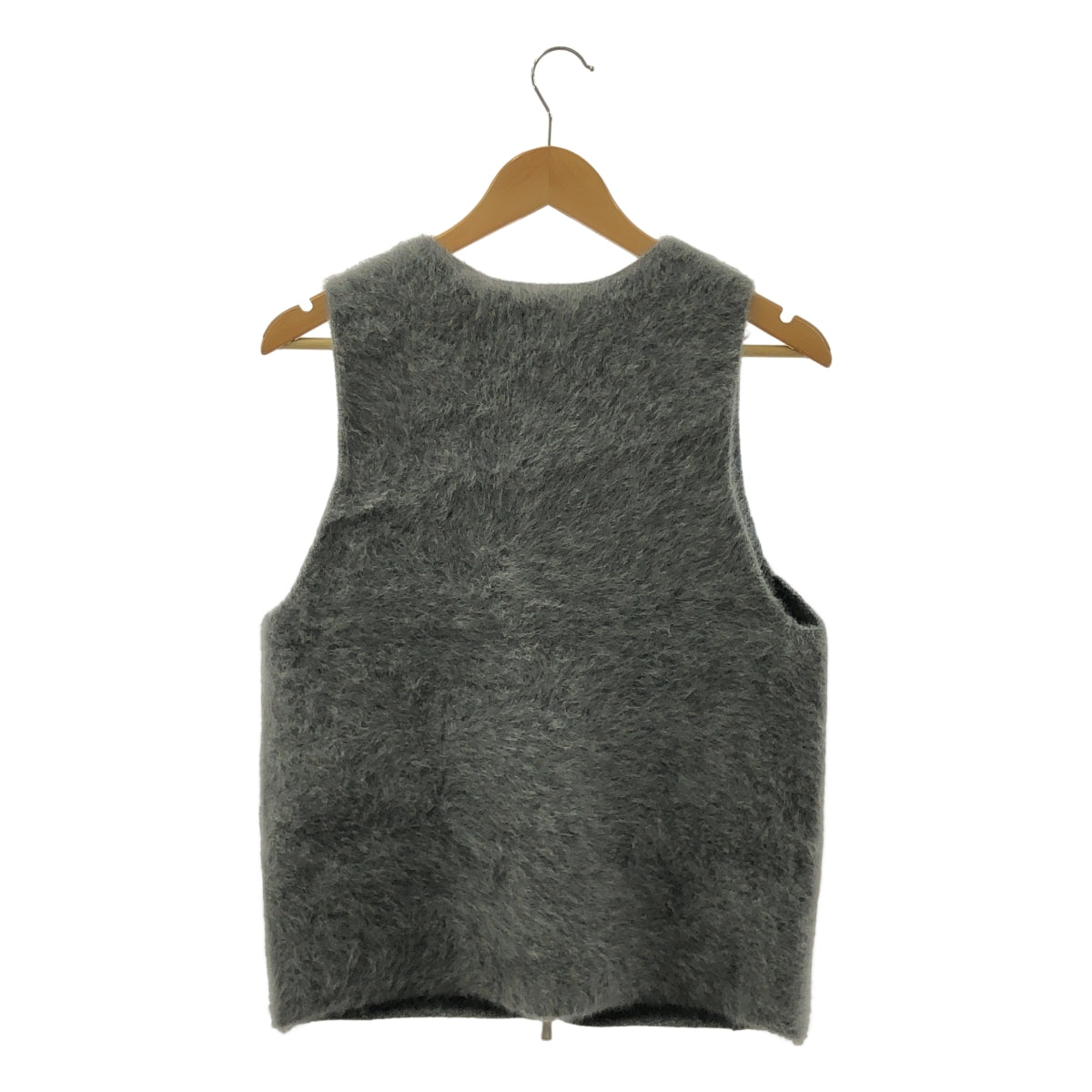 Ron Herman | 2023 秋冬 | 狐狸毛背心 / 羊絨混紡雙拉鍊背心 | XS | 女款