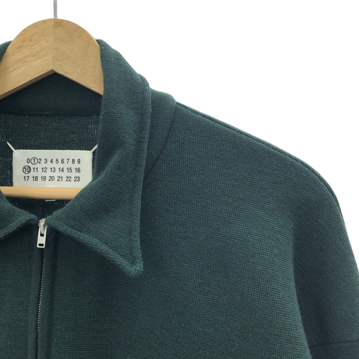 Maison Margiela / メゾンマルジェラ | 2023SS | ハーフジップ コットンウール ニット ポロシャツ | S | メンズ