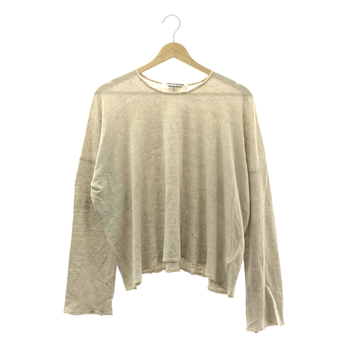COMME des GARCONS COMME des GARCONS / 콤콤 | 2013SS | 린넨 데미지 가공 오버 실루엣 컷소우 | S |