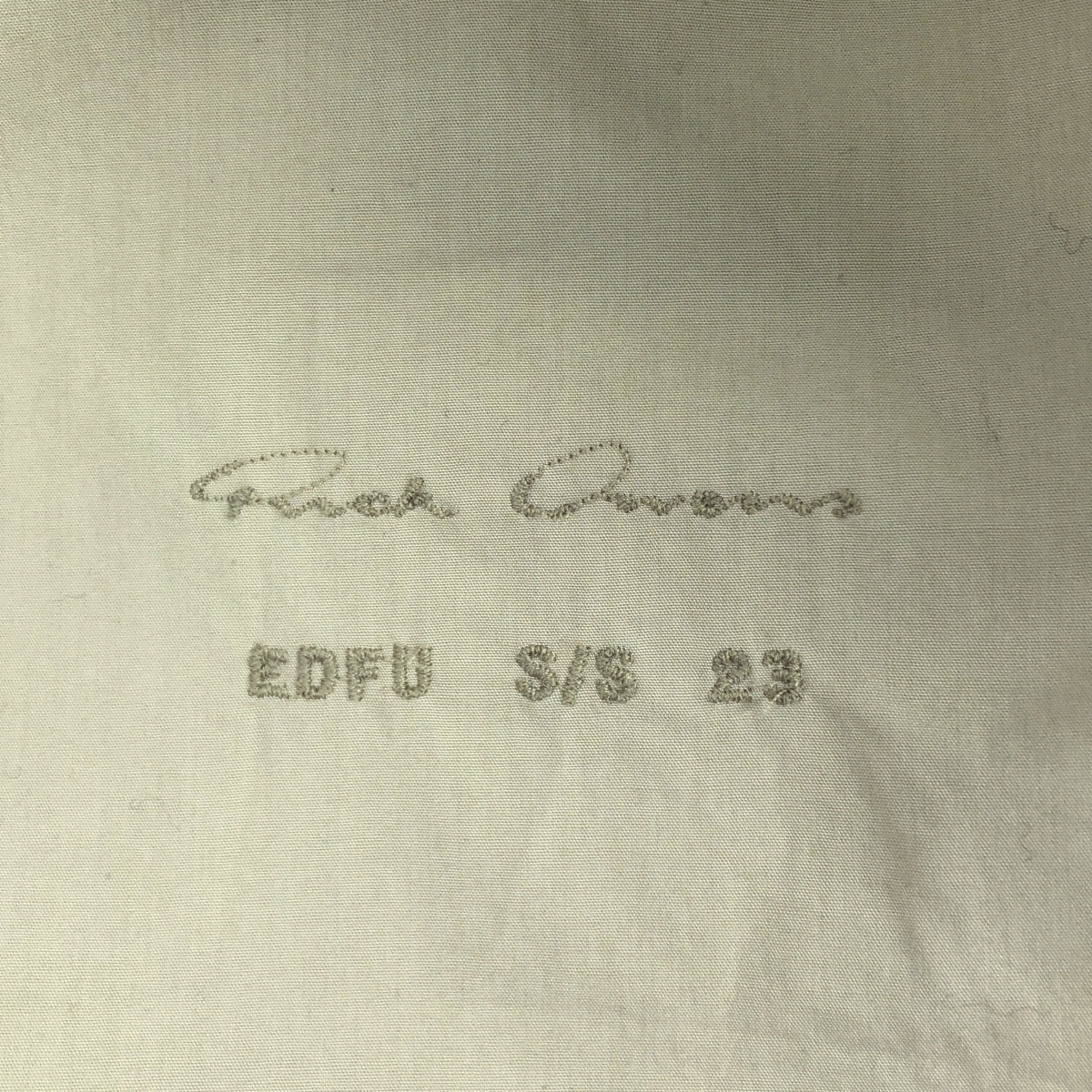 【신품】 Rick Owens / 릭 오웬스 | 2023SS | Outer shirt 체크 셔츠 재킷 | 46 | 회색 | 남성