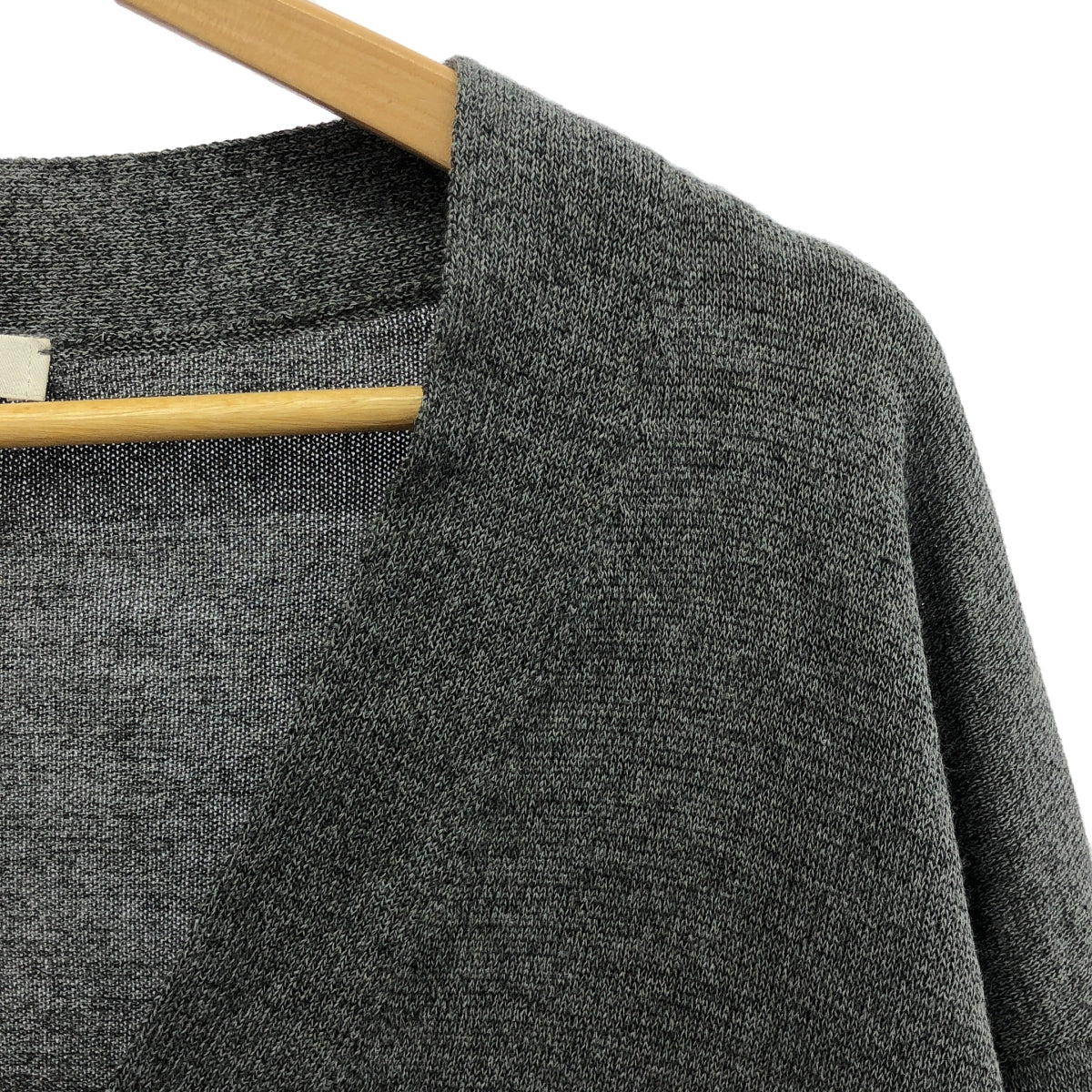 ATON | WOOL WASHI | OVERSIZED CARDIGAN | Washi blend knit cardigan | 06 | Gray | Men's