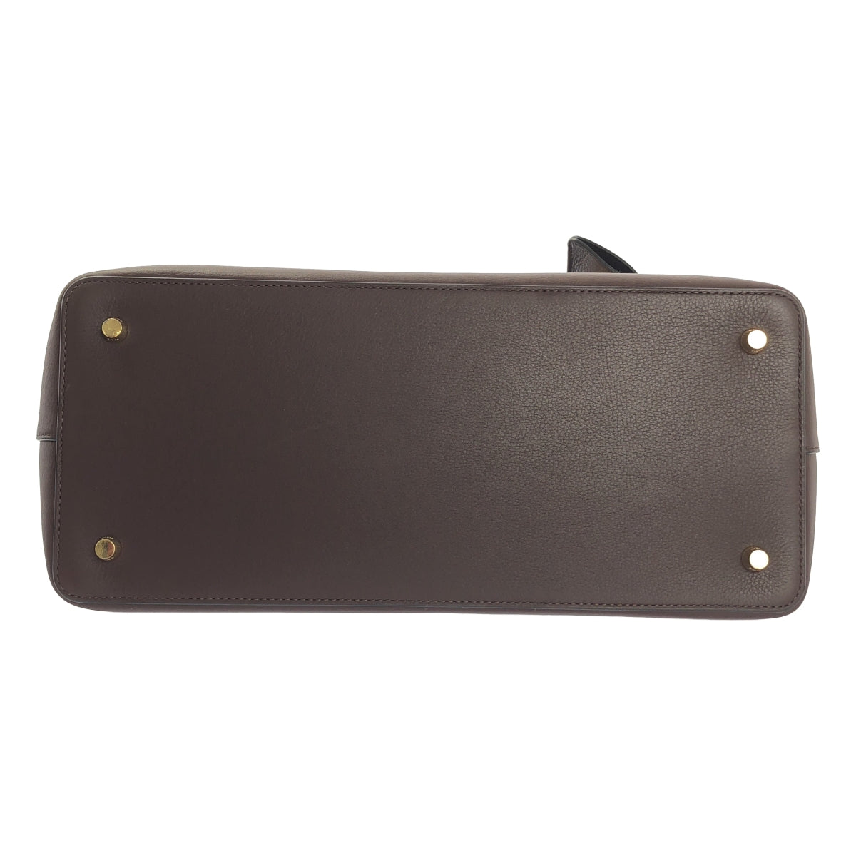 【美品】  CELINE / セリーヌ | CONTI / コンティ サプルカーフスキン レザー ハンドバッグ | チェスナッツ | レディース