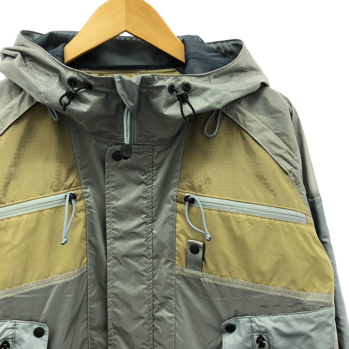 eye JUNYA WATANABE COMME des GARCONS MAN / アイジュンヤワタナベ マン | × MYSTERY RANCH バッグカスタマイズ×ナイロンリップ ジャケット | S | カーキ | メンズ
