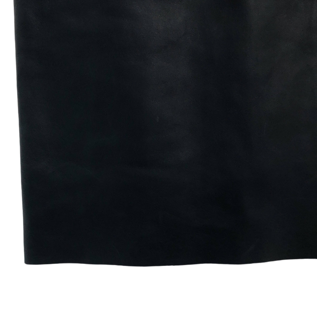 CELINE / セリーヌ | フィービー期  ラムレザー スカート | 36 | ネイビー | レディース