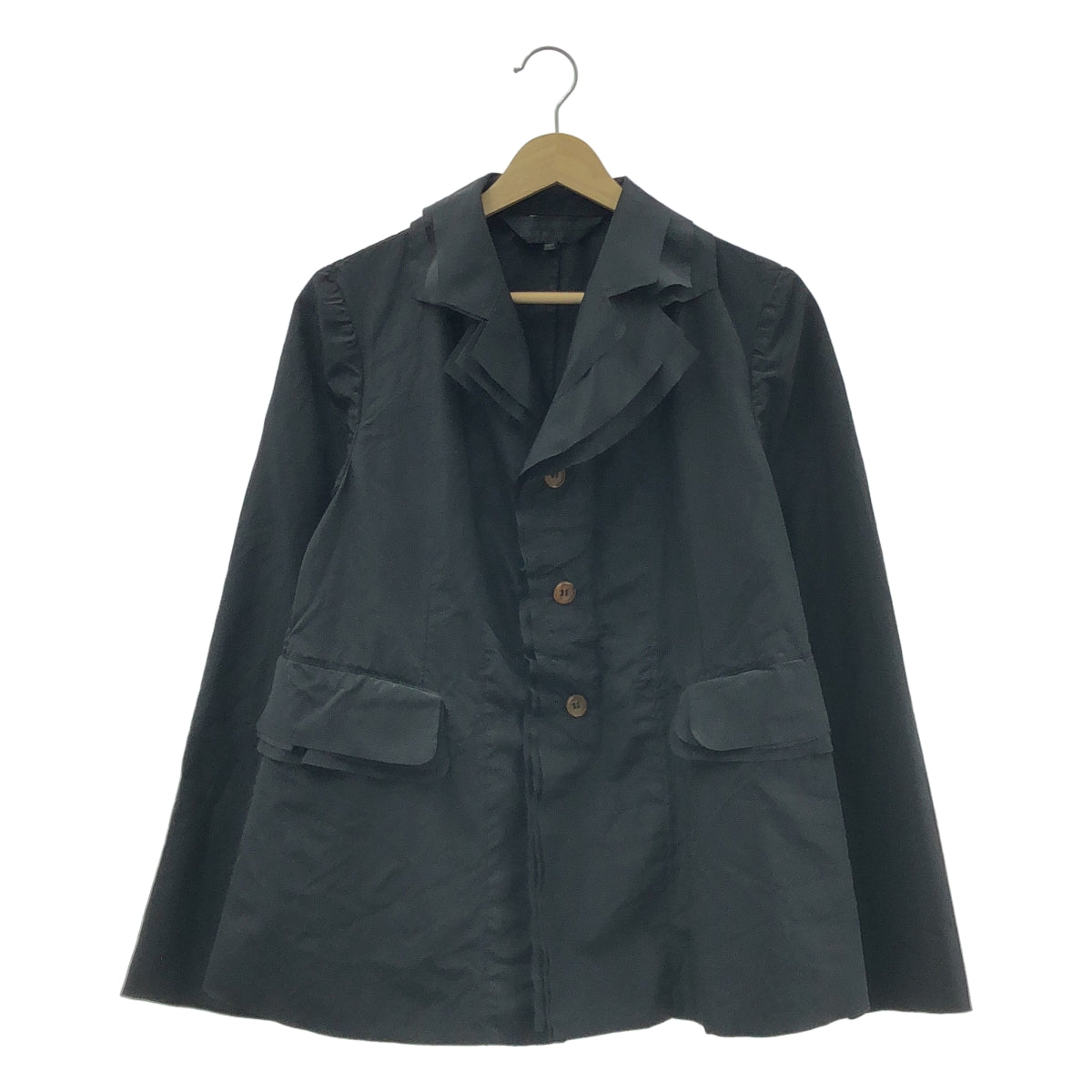 COMME des GARCONS COMME des GARCONS / コムコム | 2016SS | ポリエステル 製品加工 レイヤードカラー シングルジャケット | M |