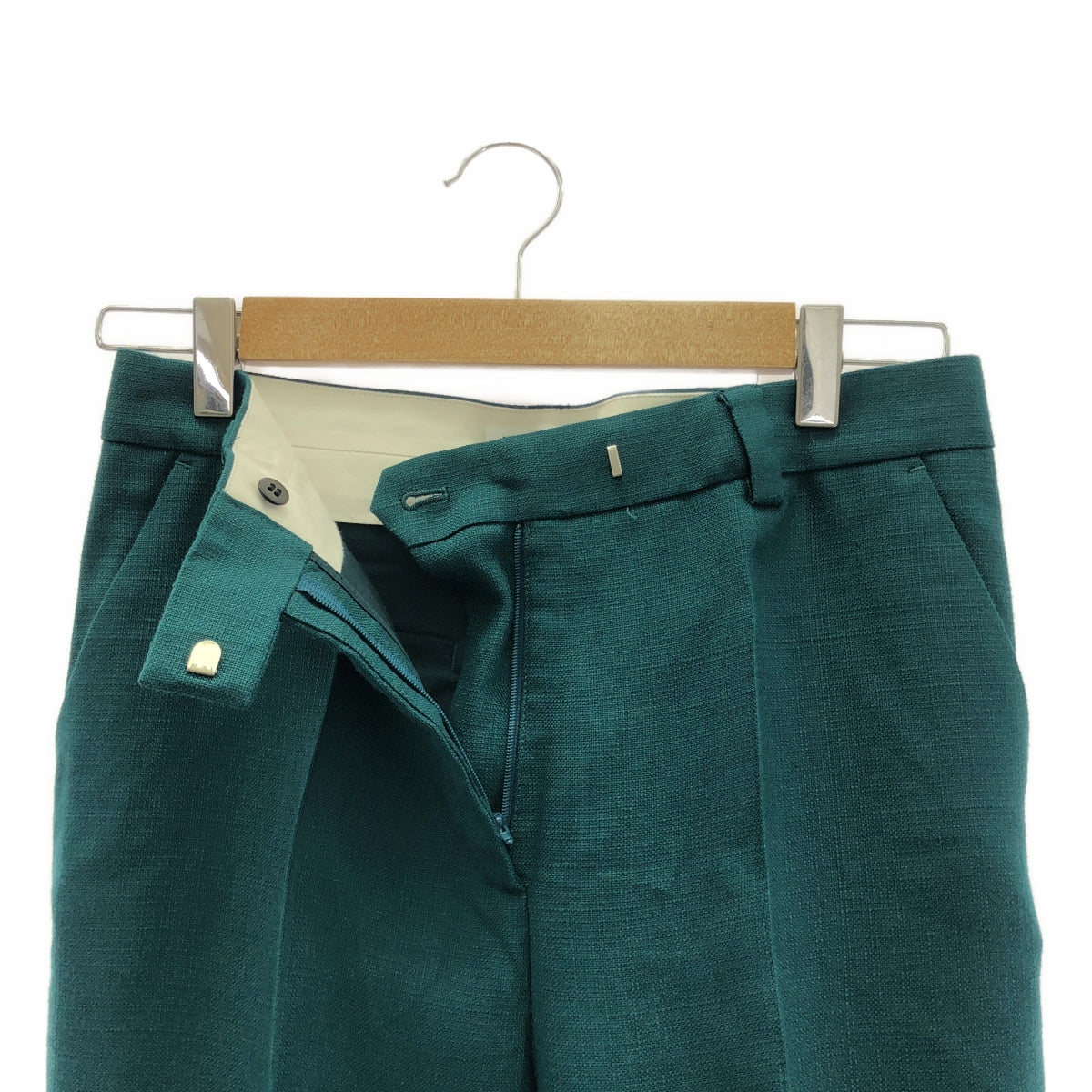 Deuxieme Classe / ドゥーズィエムクラス | 2022SS | EVERYDAY I LIKE Slim Flare スリム フレア パンツ | 36 | ターコイズ | レディース