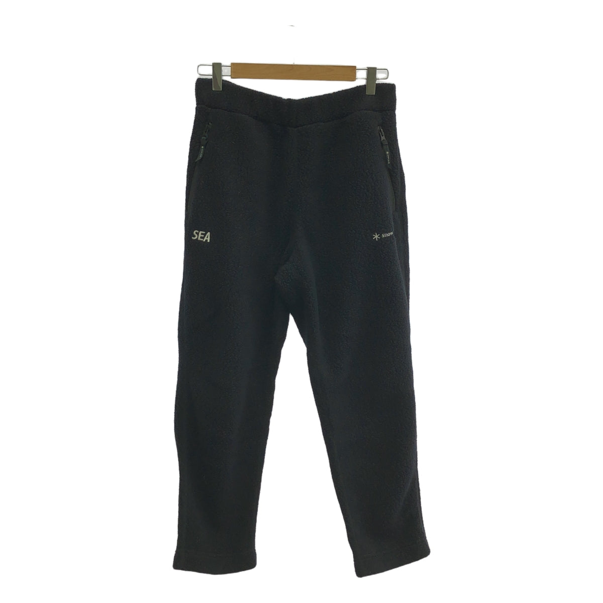 WIND AND SEA / ウィンダンシ― | ×snow peak THERMAL BOA FLEECE PANTS スノーピーク ボアフリース パンツ | M | ブラック | メンズ