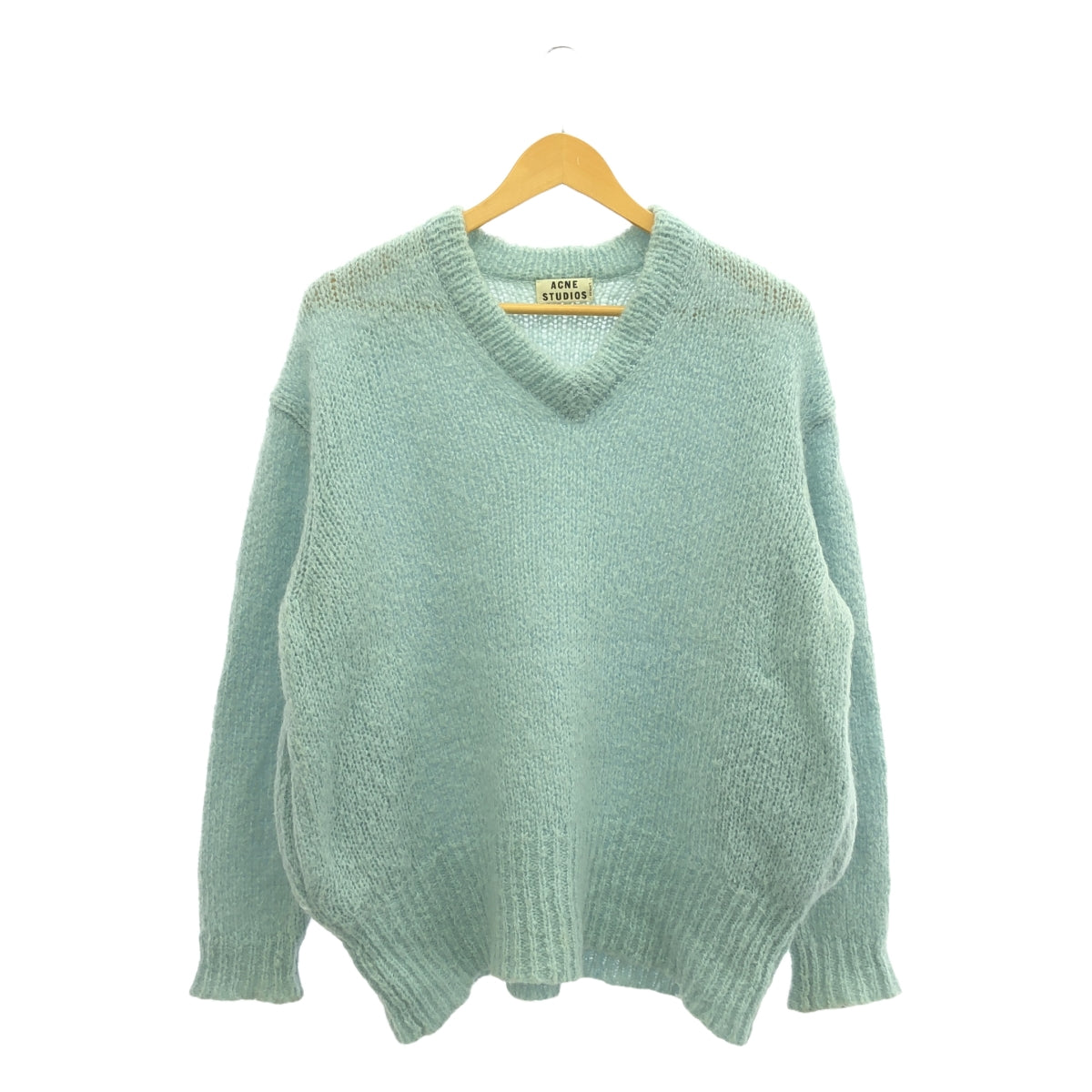 Acne Studios / アクネストゥディオズ | モヘヤ Vネック オーバーサイズ ニット | XXS | メンズ
