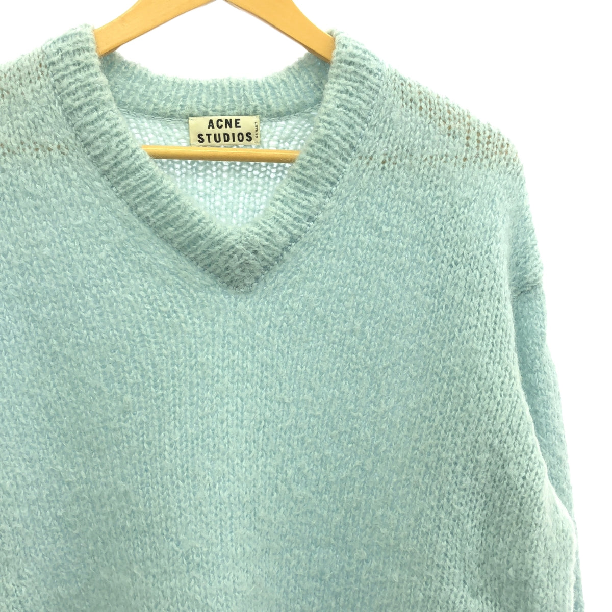 Acne Studios / アクネストゥディオズ | モヘヤ Vネック オーバーサイズ ニット | XXS | メンズ