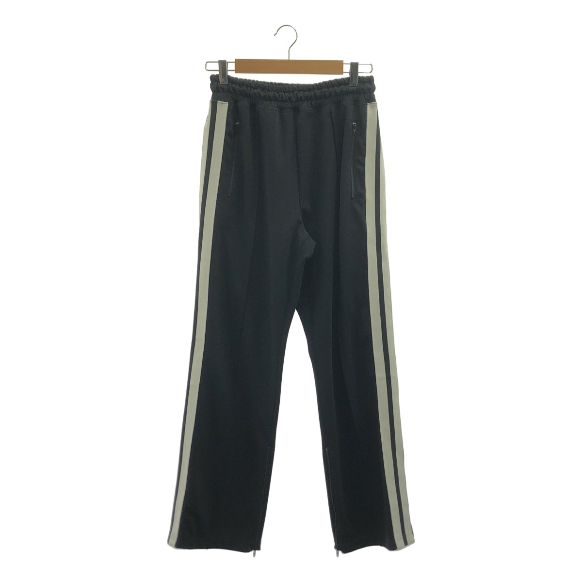 INSCRIRE / 안스쿠리아 | Truck Pants / 드로스트링 밑단 지퍼 저지 트랙 팬츠 | S |