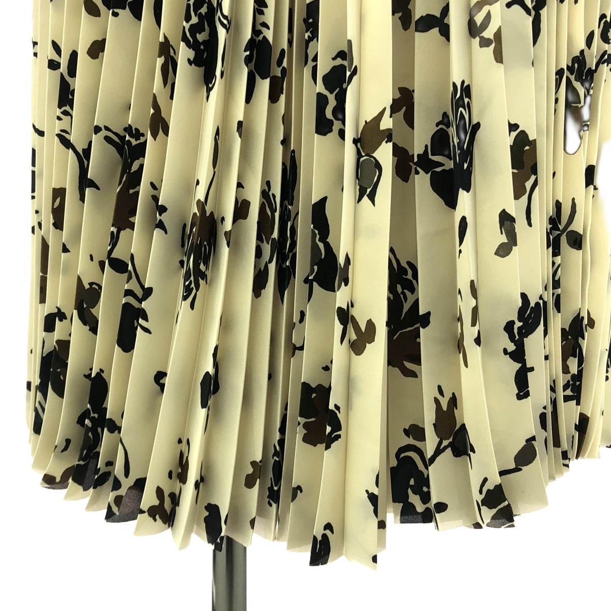 sacai / サカイ | 2022AW | Flower Print Skirt / フラワー プリーツ ラップスカート | 2 | オフホワイト | レディース