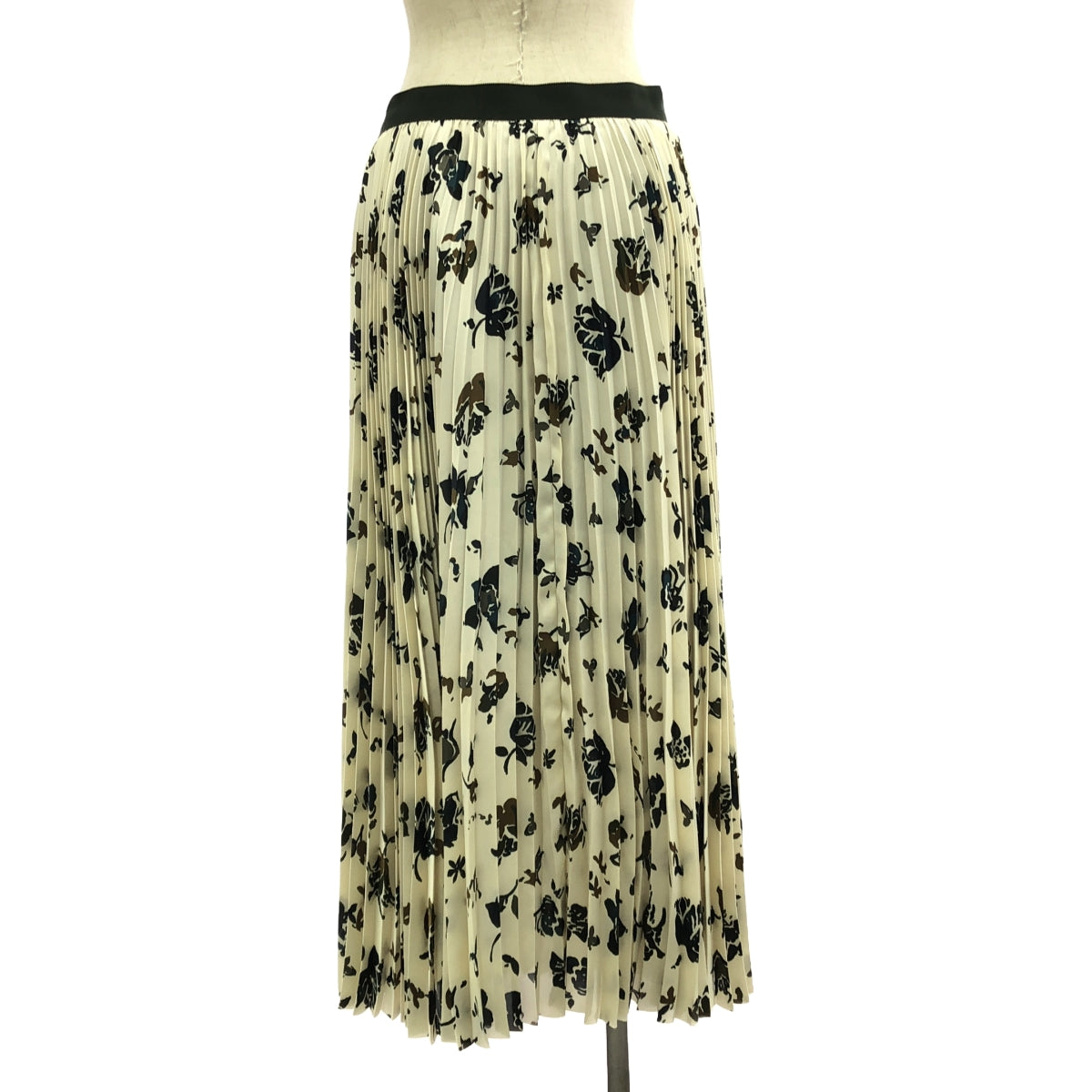 sacai / サカイ | 2022AW | Flower Print Skirt / フラワー プリーツ ラップスカート | 2 | オフホワイト | レディース