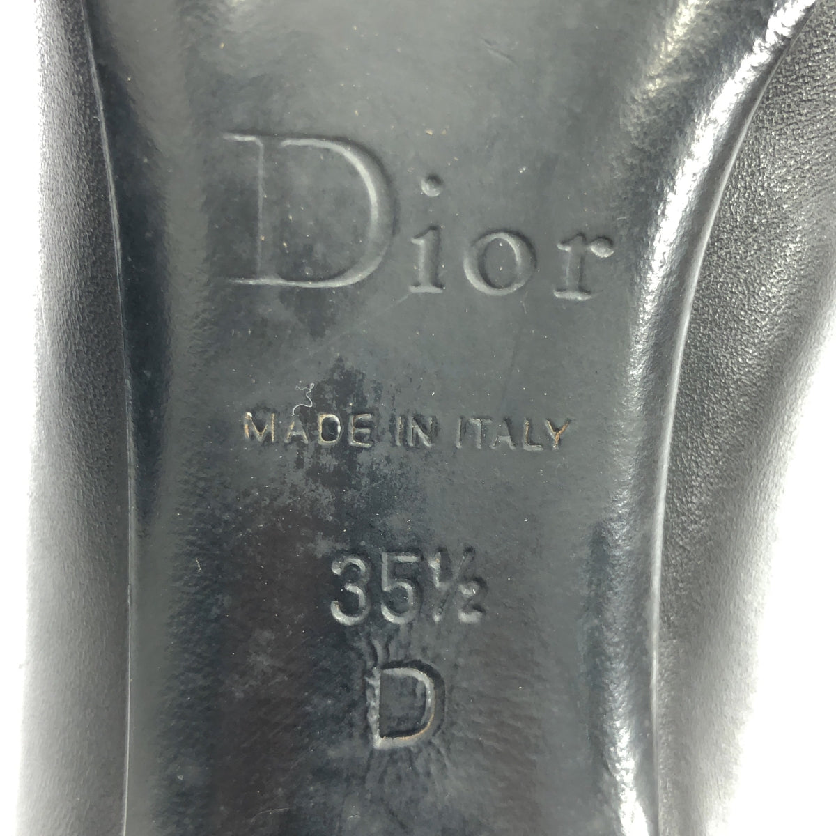 Dior / ディオール | ロゴ ポインテッドトゥ ヒール パンプス | 35 1/2 | レディース