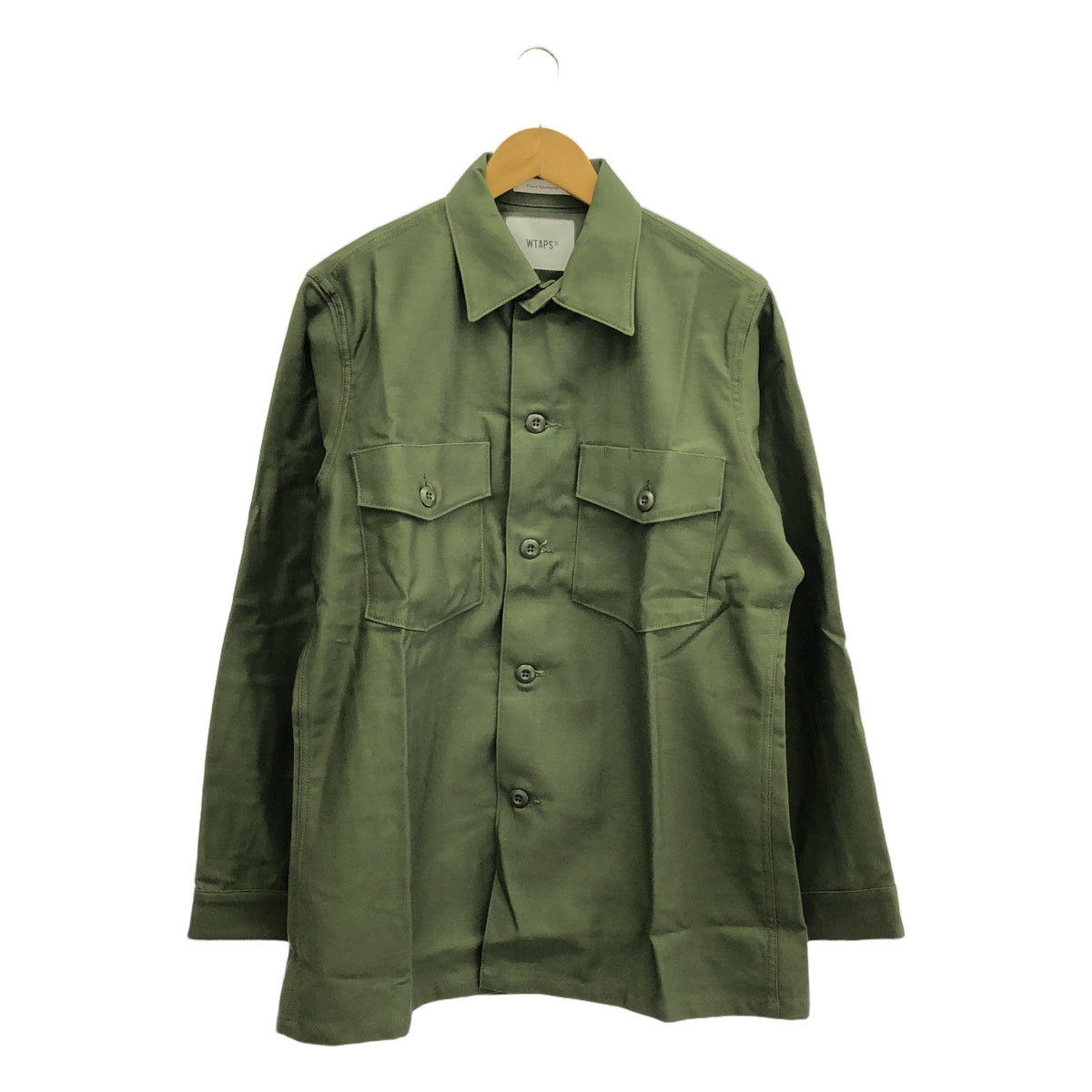 【美品】  WTAPS / ダブルタップス | BRDT-SHM04 BUDS LS / ミリタリーシャツ | 02 | Olive | メンズ
