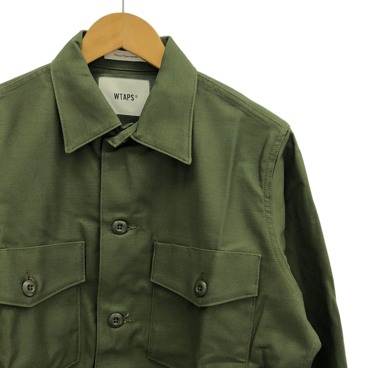 【美品】  WTAPS / ダブルタップス | BRDT-SHM04 BUDS LS / ミリタリーシャツ | 02 | Olive | メンズ