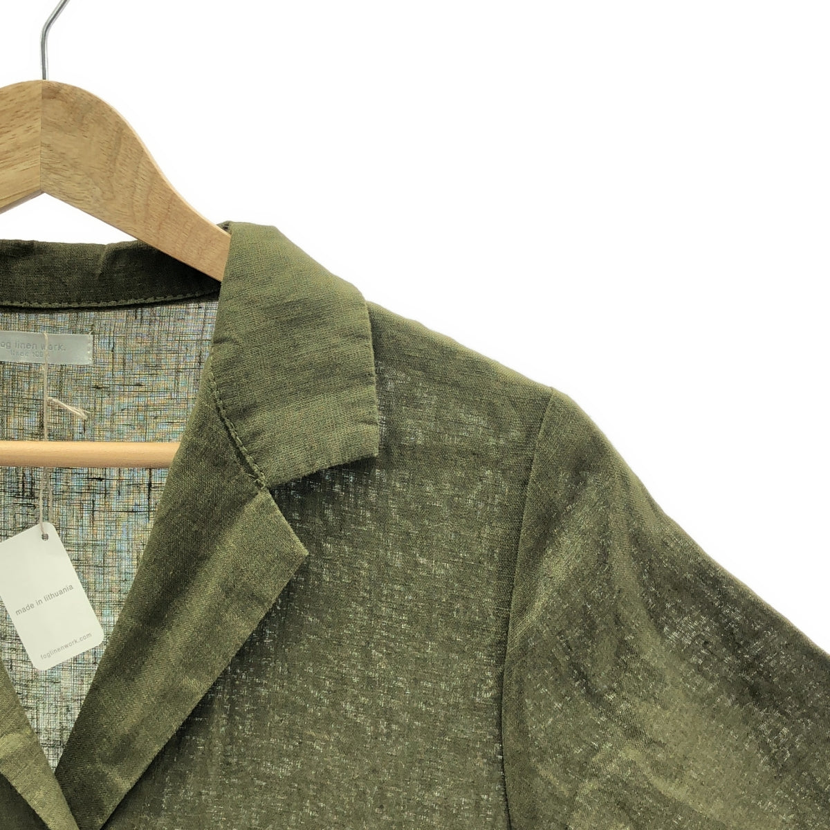 fog linen work / フォグリネンワーク | リネン プリーツ ボリューム ワンピース |