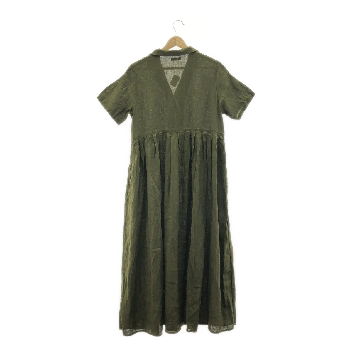 fog linen work / フォグリネンワーク | リネン プリーツ ボリューム ワンピース |