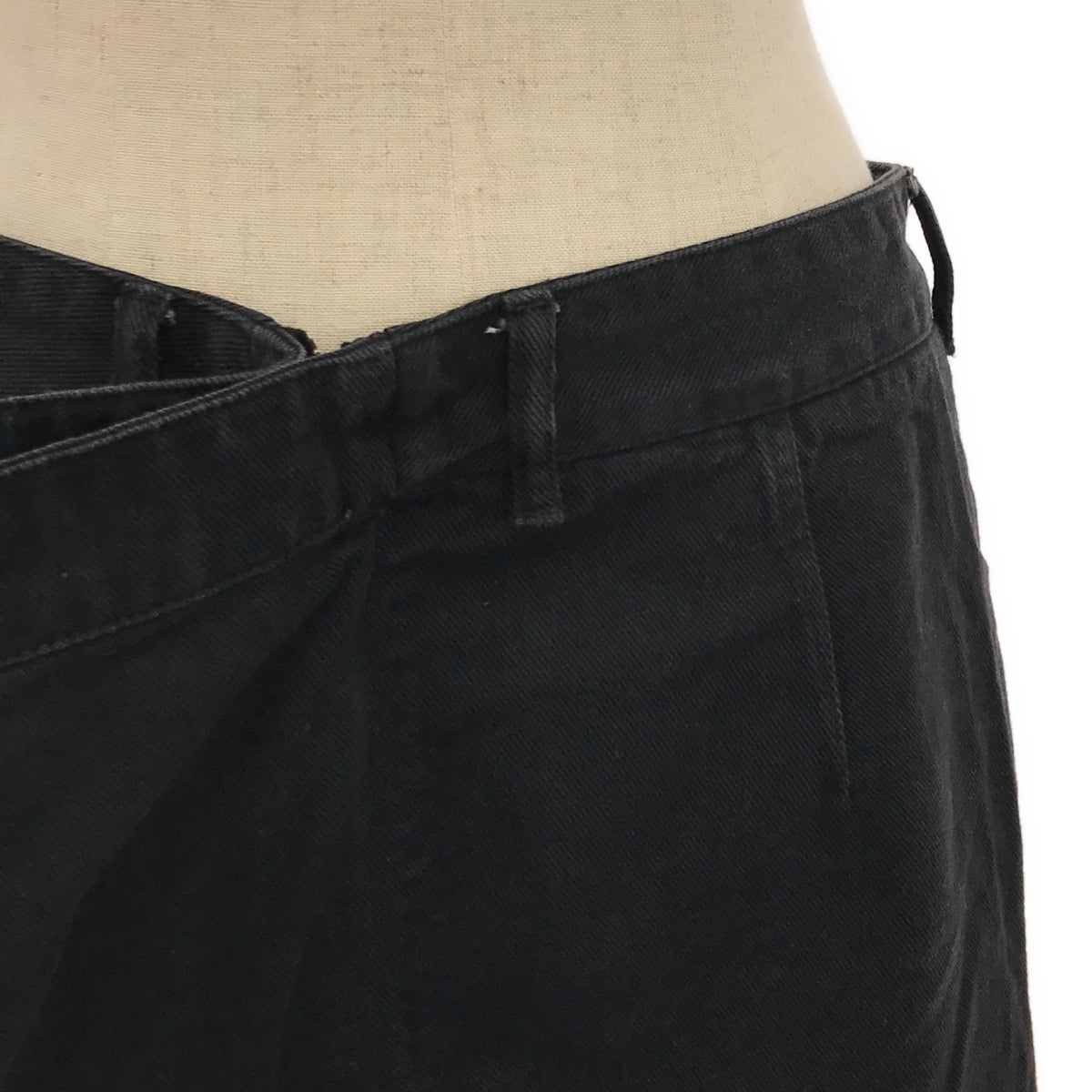 MM6 Maison Margiela / 엠엠 식스 메종 마르젤라 | 2020SS | 프론트 Zip 프릴 랩 데님 스커트 | 40 | 여성