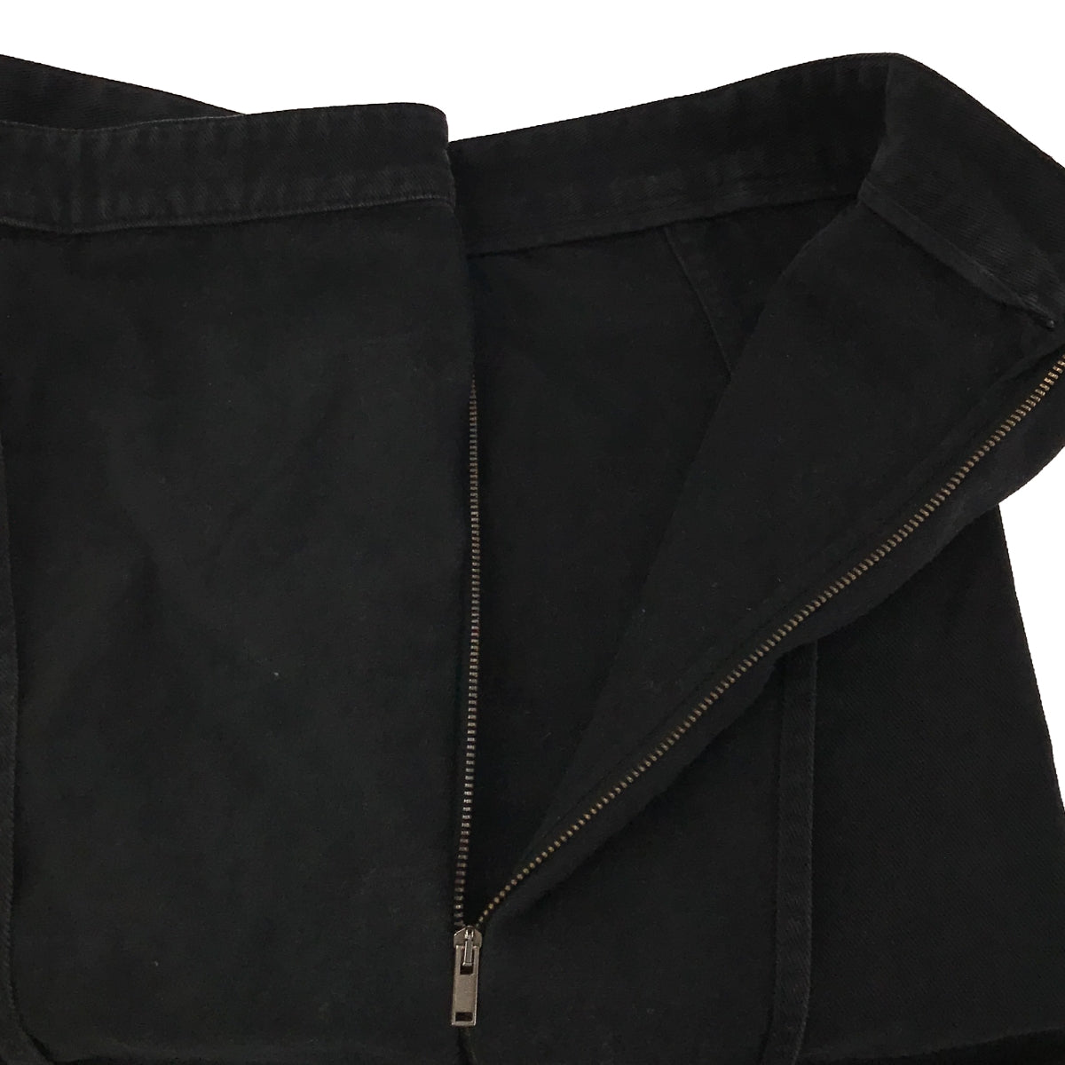MM6 Maison Margiela / 엠엠 식스 메종 마르젤라 | 2020SS | 프론트 Zip 프릴 랩 데님 스커트 | 40 | 여성