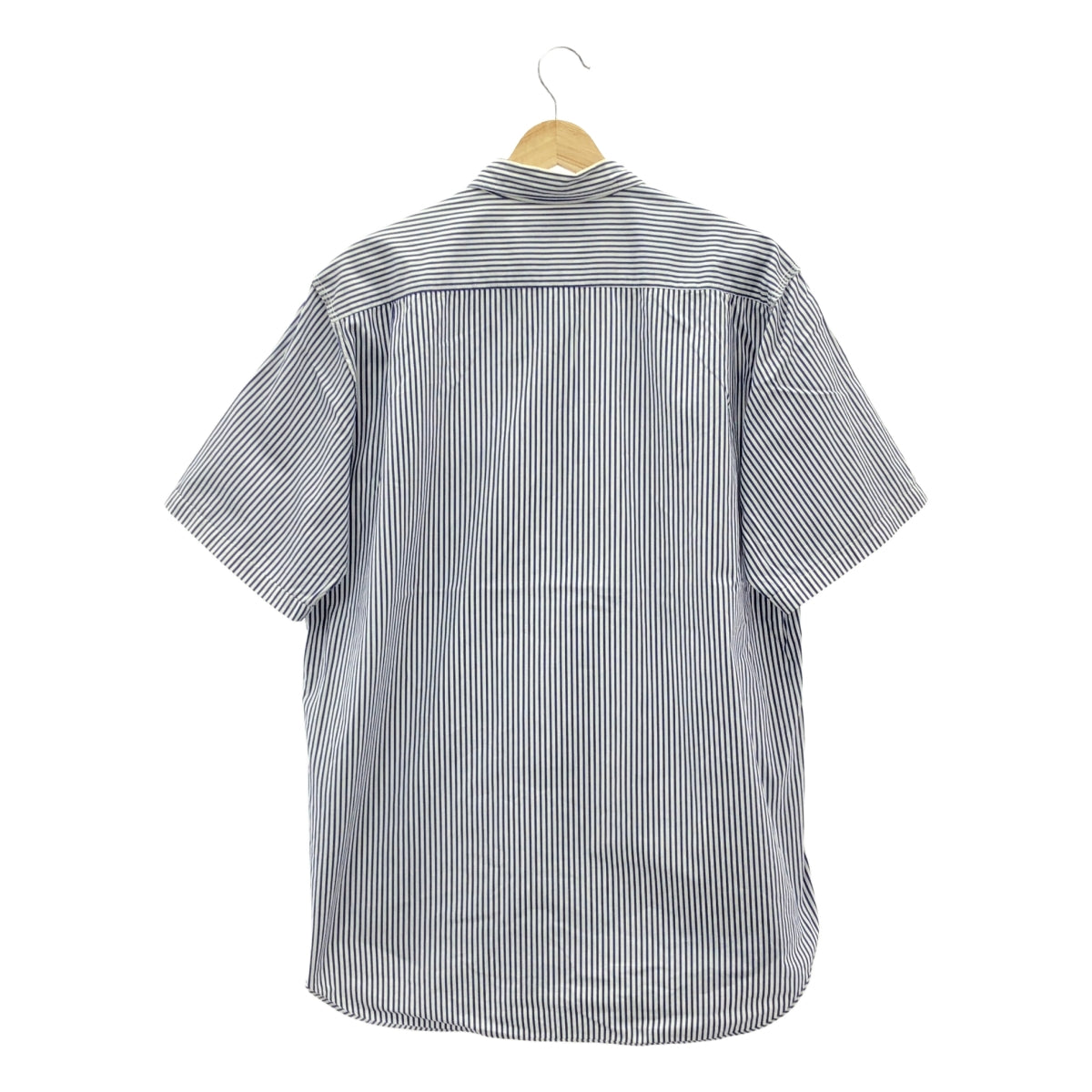 COMME des GARCONS HOMME | 2007SS | Inside-out striped cotton shirt | M | Men's